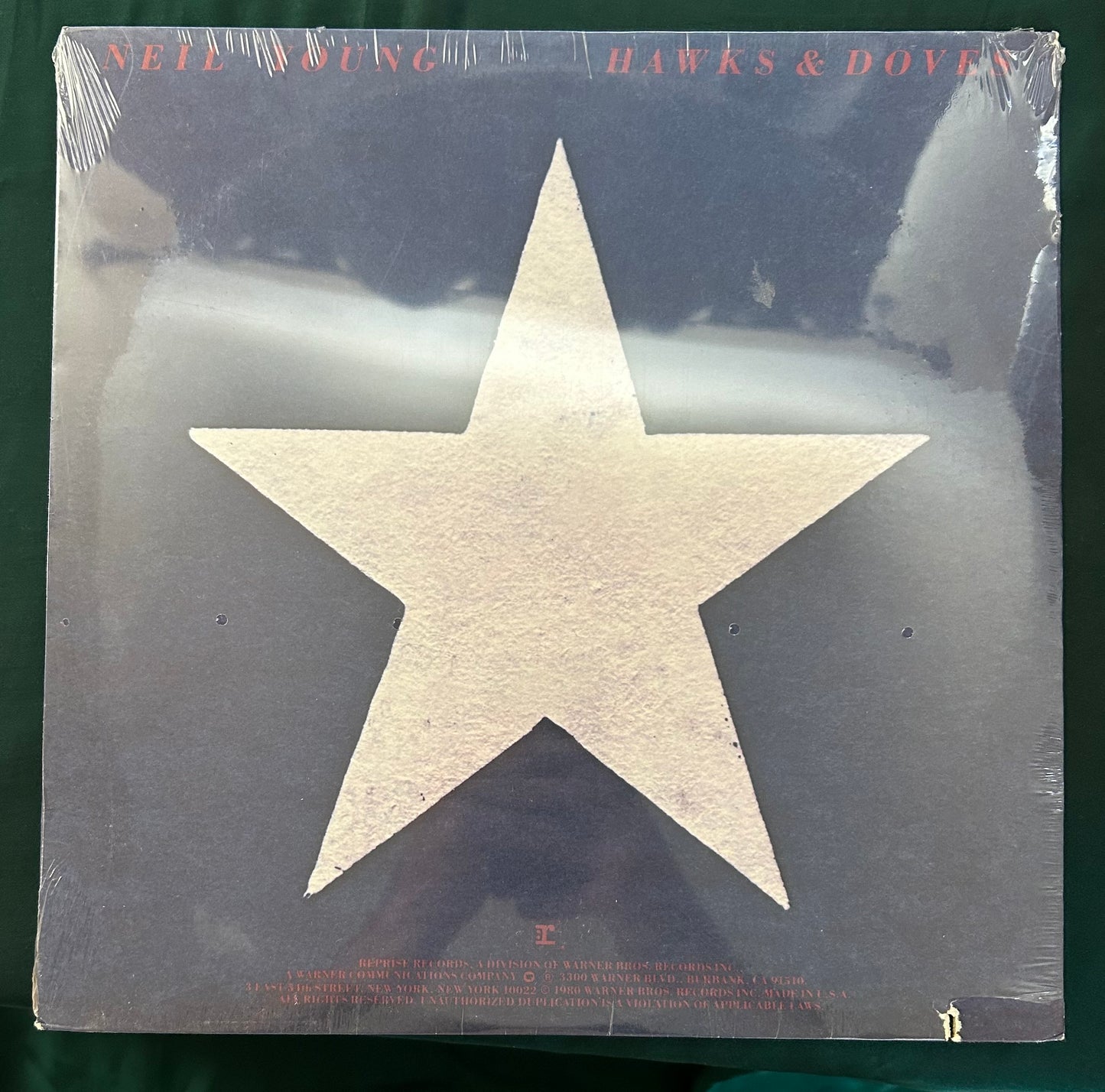 Neil Young - Hawks & Doves SEALED 1st Press 1980
