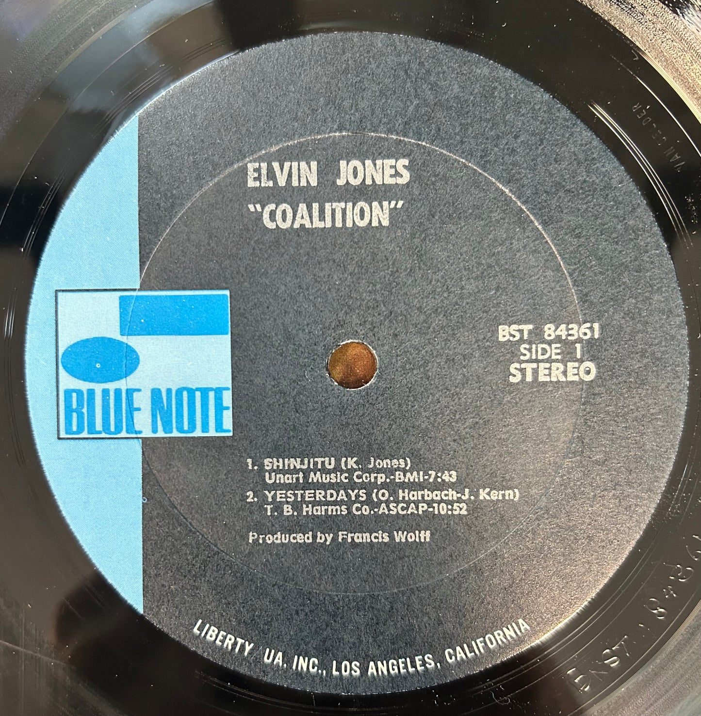 Elvin Jones - Coalition 1st Press Blue Note 1971 Van Gelder