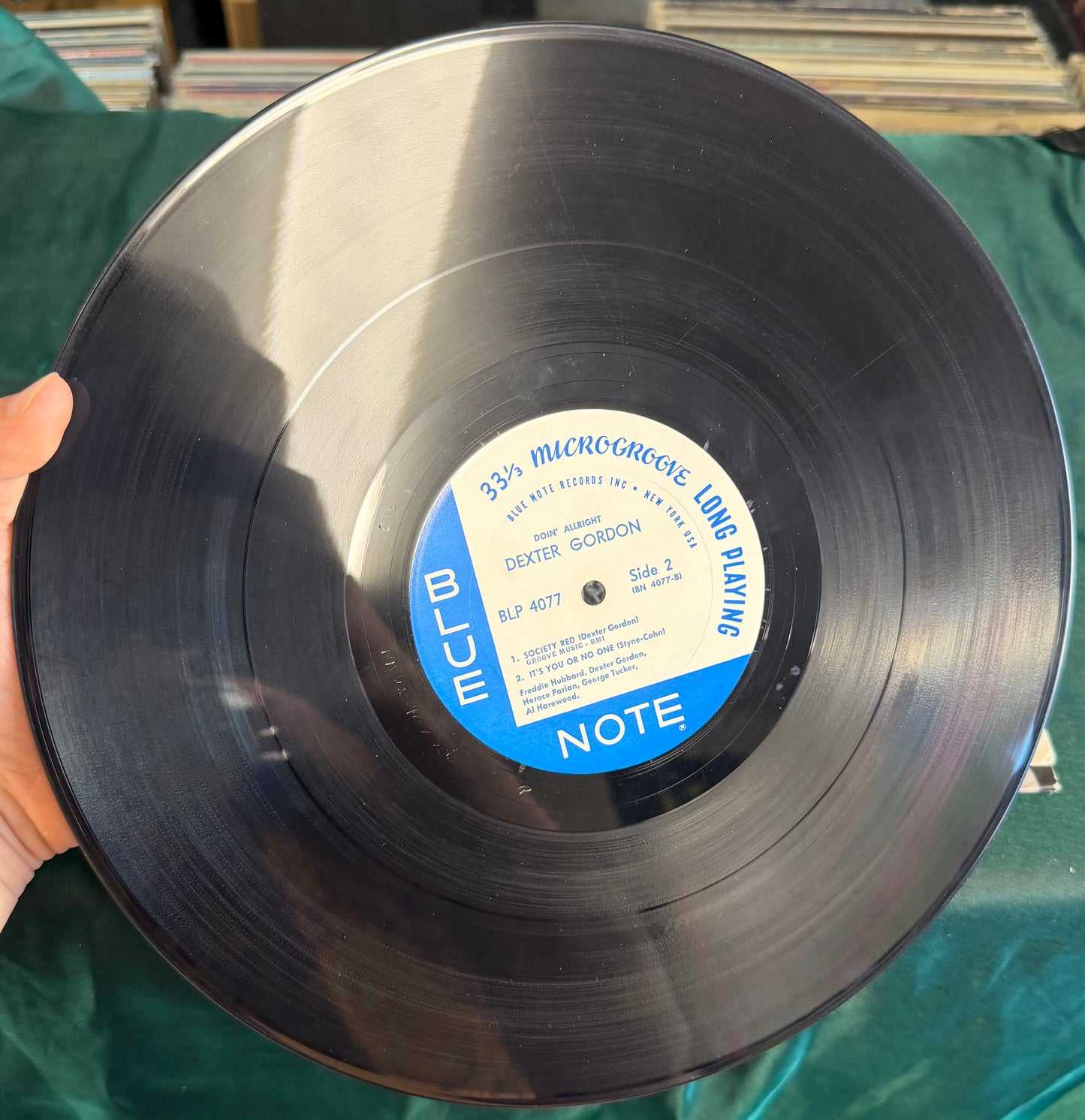 Dexter Gordon - Doin' Alright 2nd Mono Press Blue Note 1963 NY Label