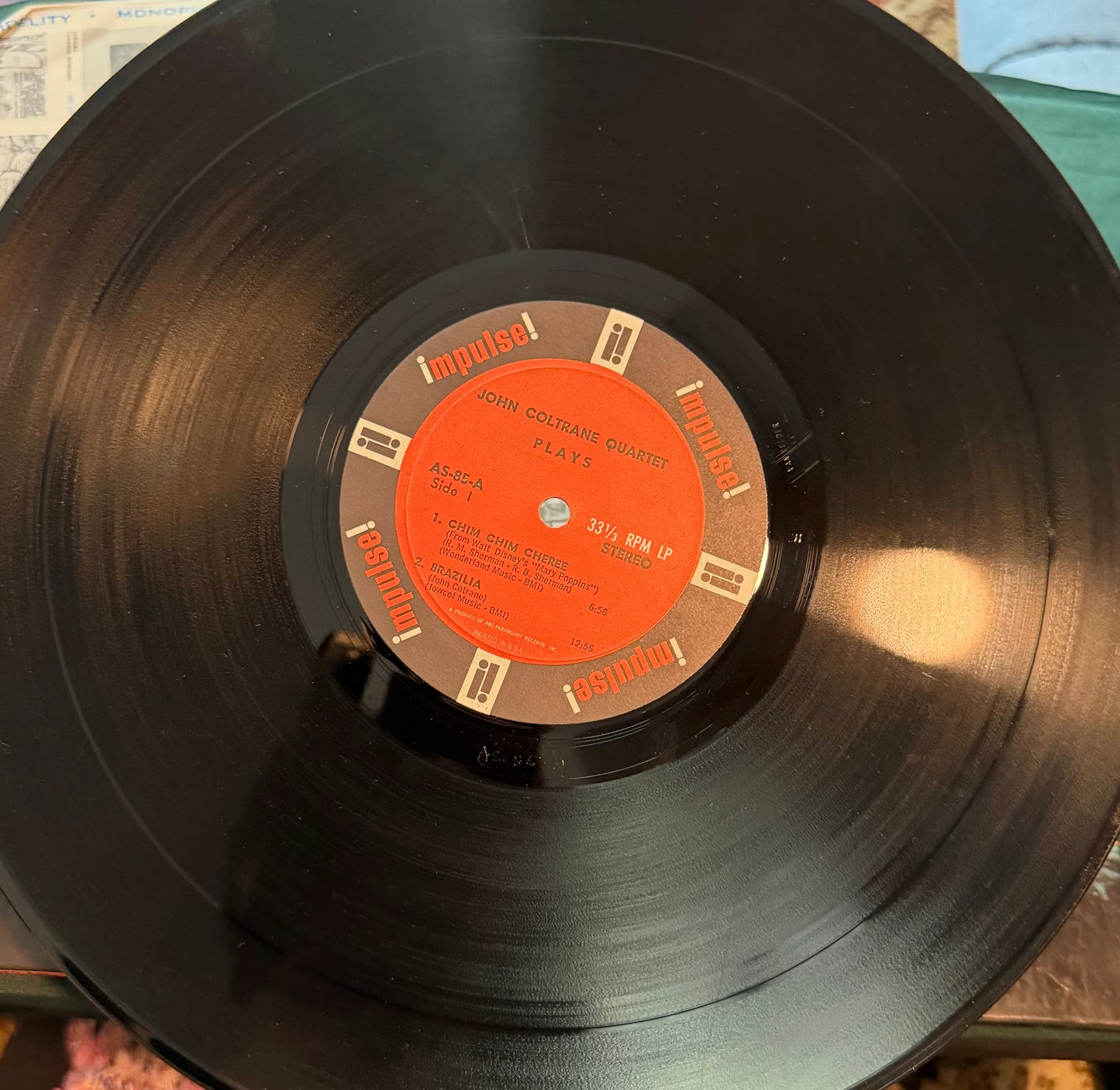 John Coltrane Quartet - Plays Chim Chim Cheree... 1st Stereo Press 1965 Impulse Van Gelder