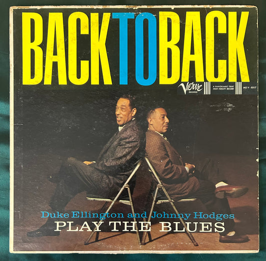 Duke Ellington and Johnny Hodges - Back To Back 1961 Mono Press Verve