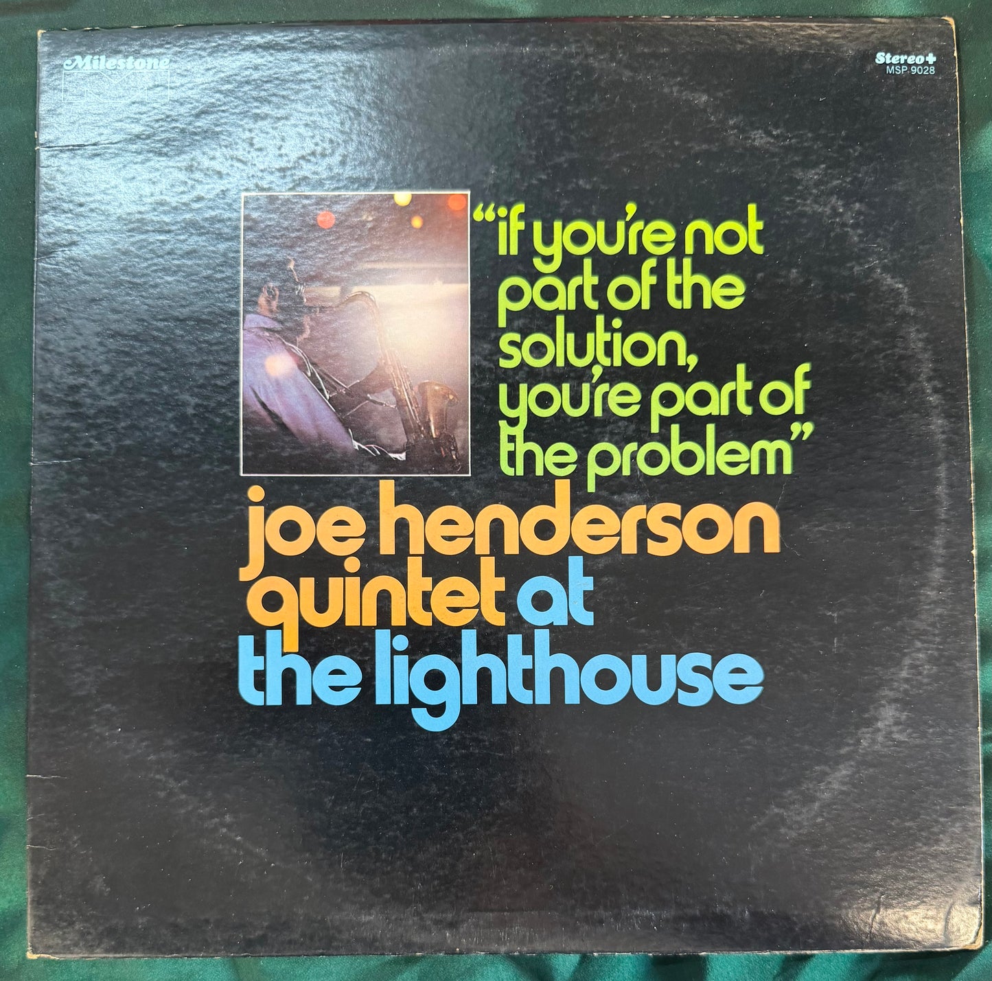 Joe Henderson - At The Lighthouse "If You're Not Part Of The Problem..." 1st Press 1970 Milestone