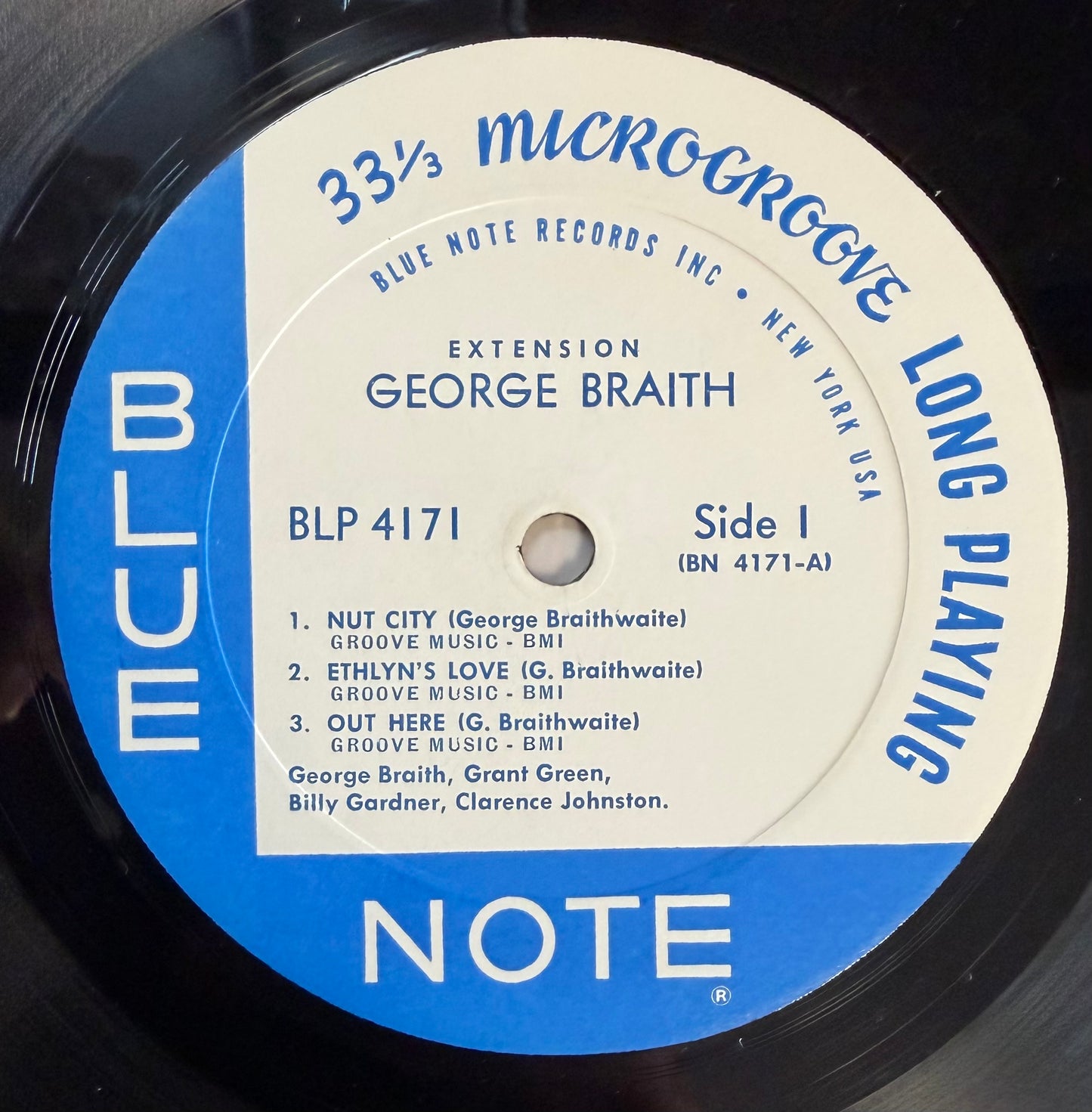 George Braith - Extension 1st Mono Press 1967 Blue Note NY Label