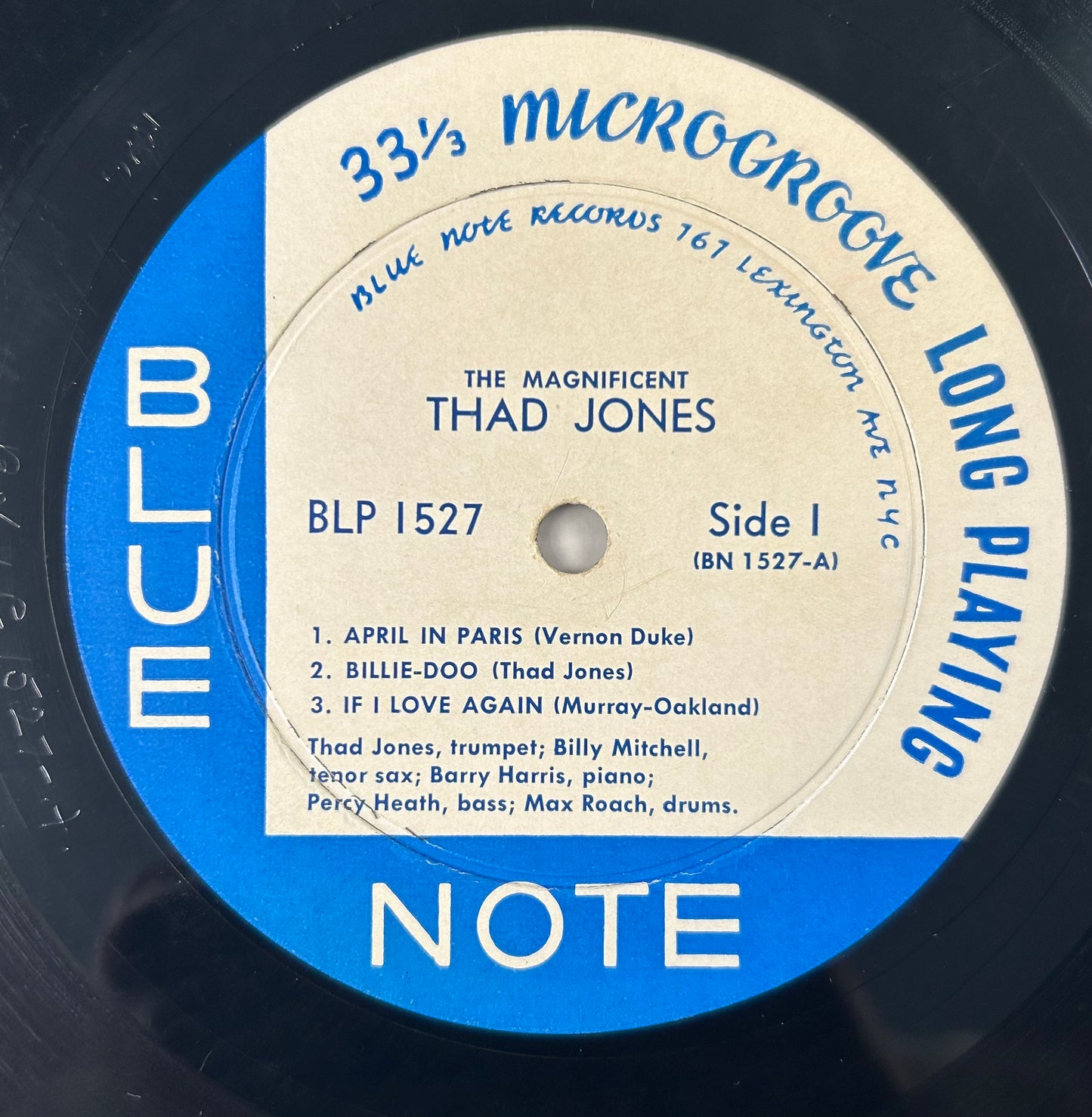 Thad Jones - The Magnificent Thad Jones 1st Mono Press Blue Note 1956 Lexington Ave