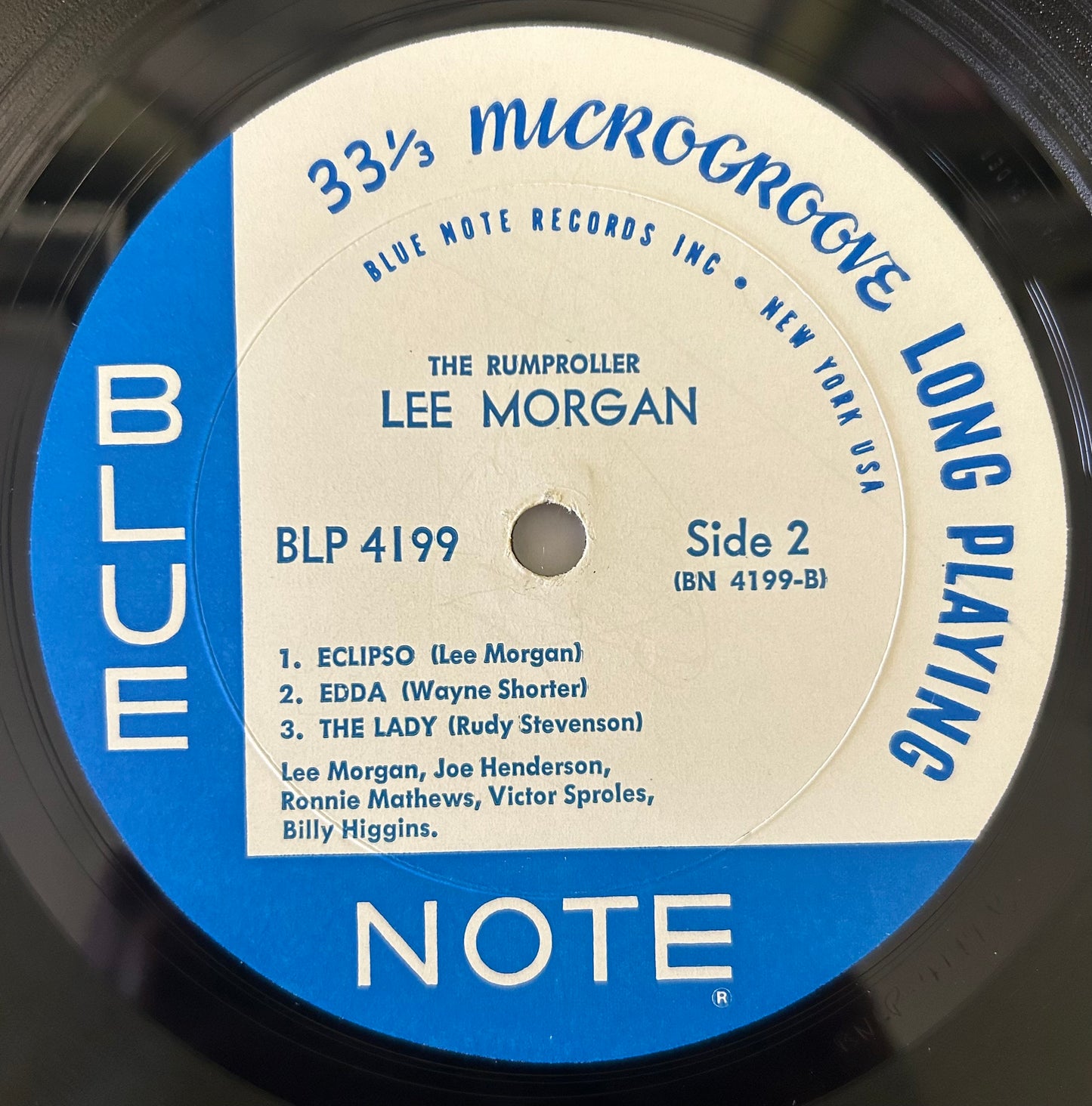 Lee Morgan - The Rumproller 1965/66 Mono Press Blue Note