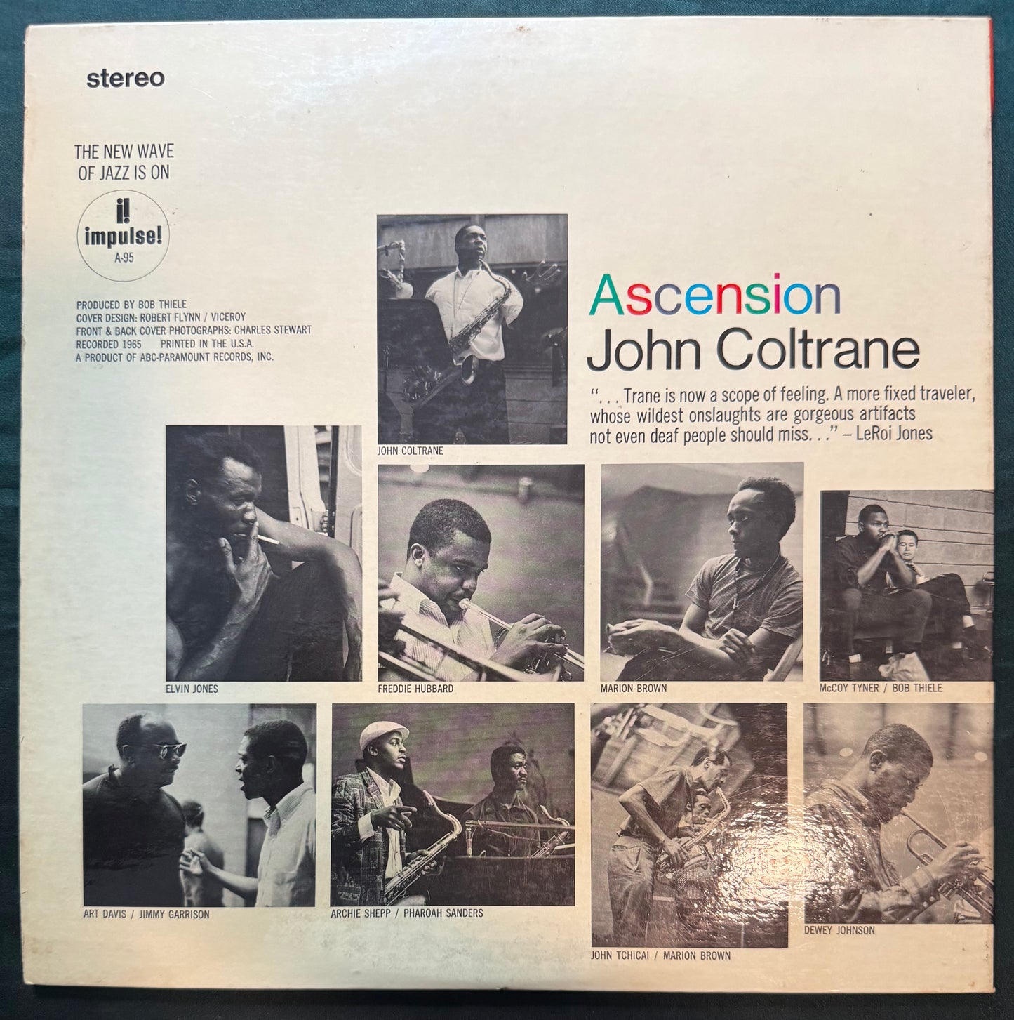 John Coltrane - Ascension 1st Press 1966 Stereo Van Gelder
