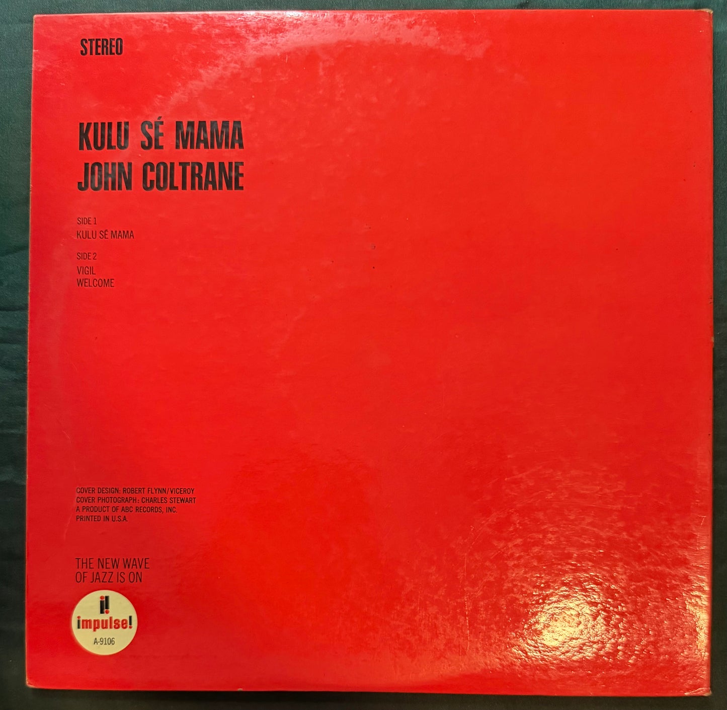 John Coltrane - Kulu Se Mama 1st Press 1966 Stereo Impulse