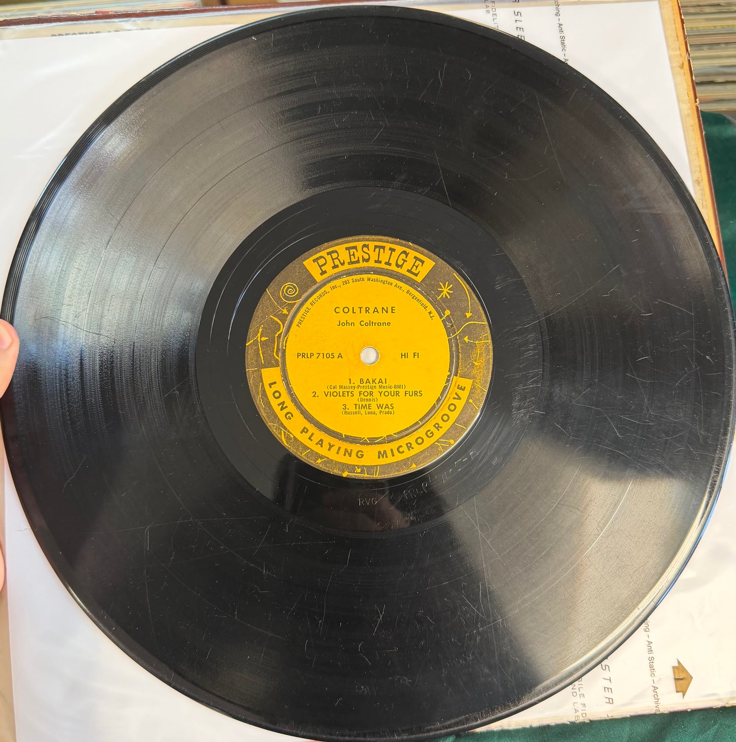 John Coltrane - Coltrane 2nd Press 1958 Prestige Alt Cover Bergenfield