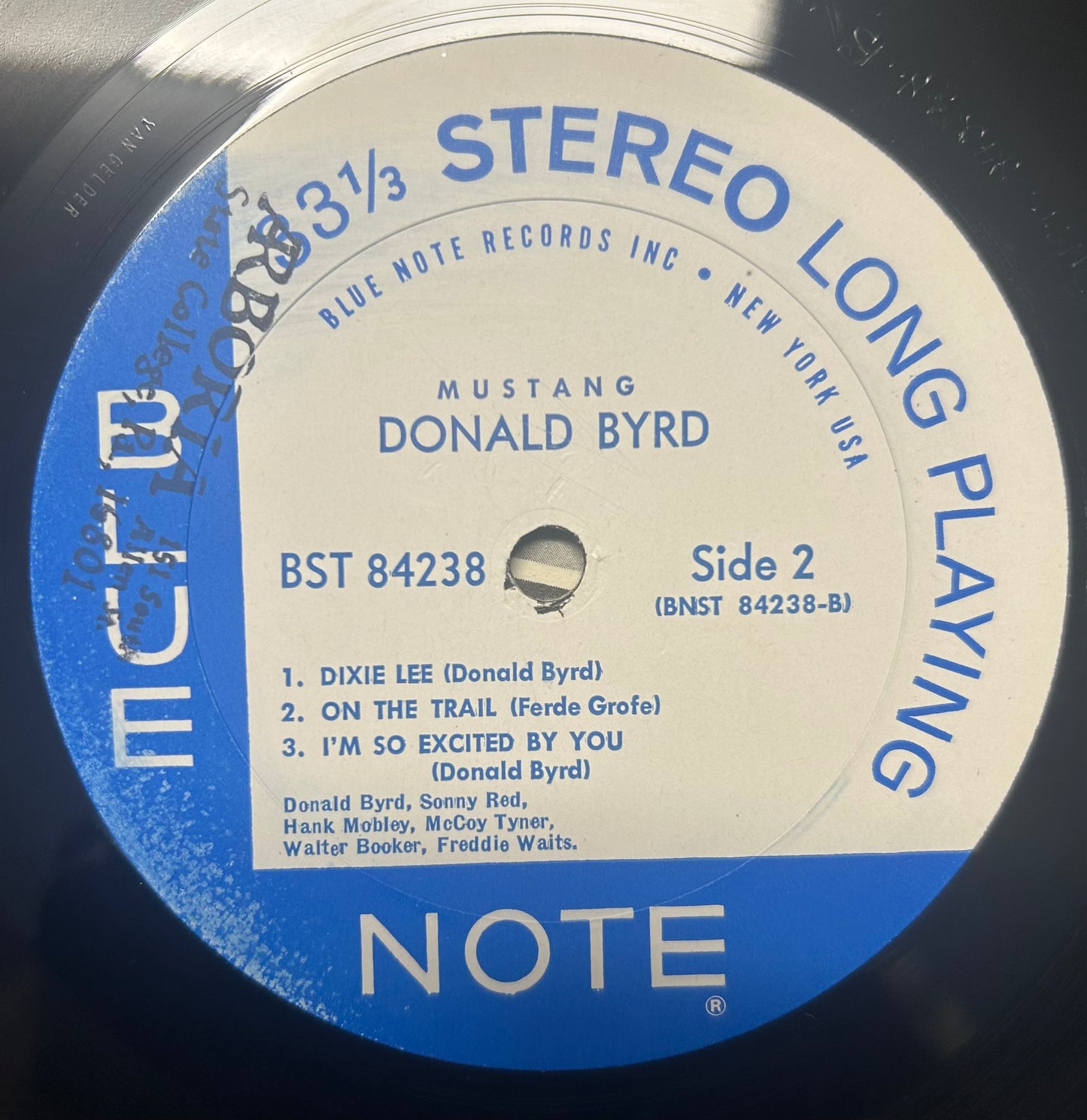 Donald Byrd - Mustang! 1st Stereo Press 1966 Blue Note NY Label Van Gelder