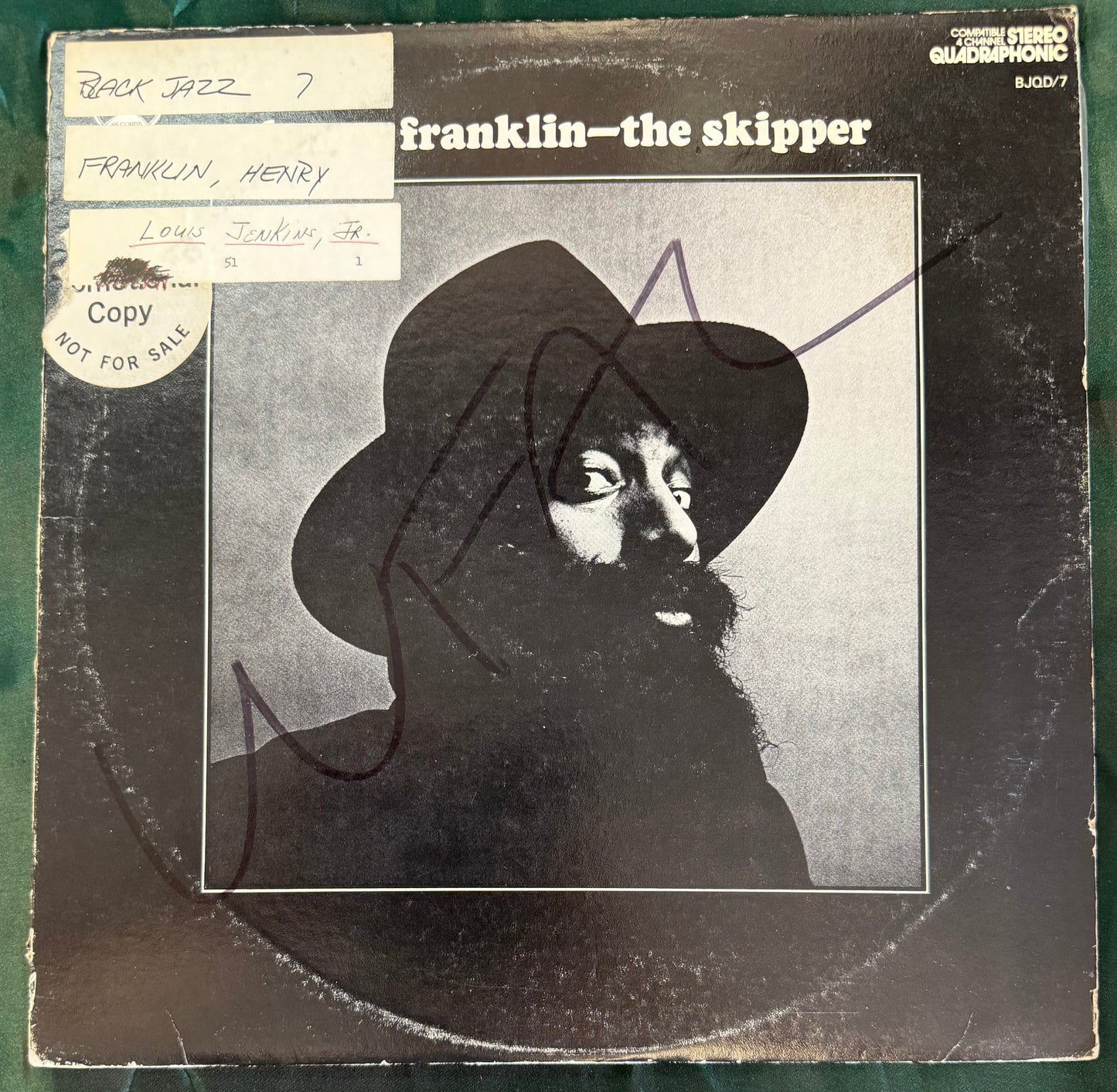 Henry Franklin - The Skipper Promo 1st Press 1972 Black Jazz