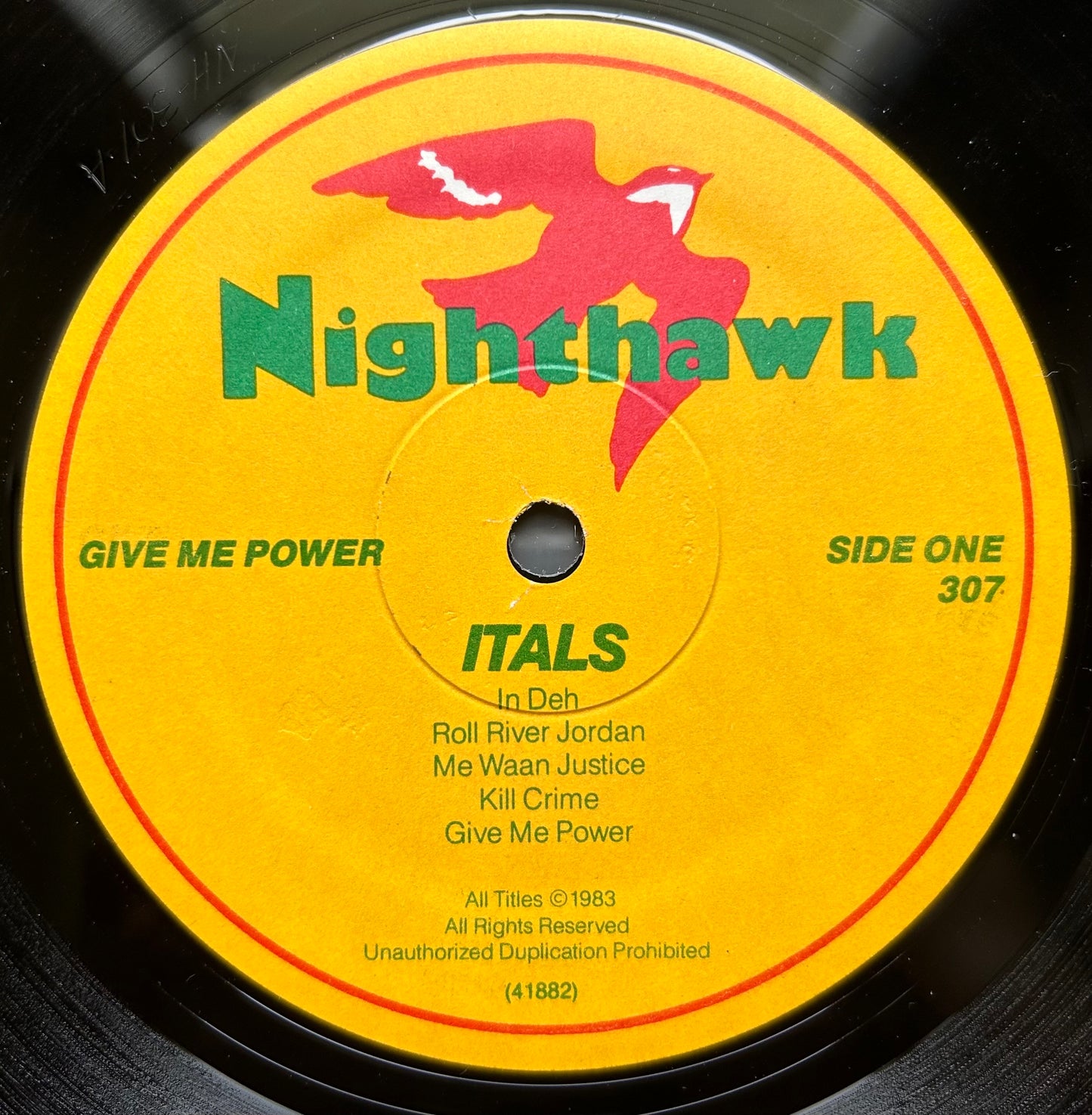 The Itals- Give Me Power 1st US Press 1983 Roots Reggae