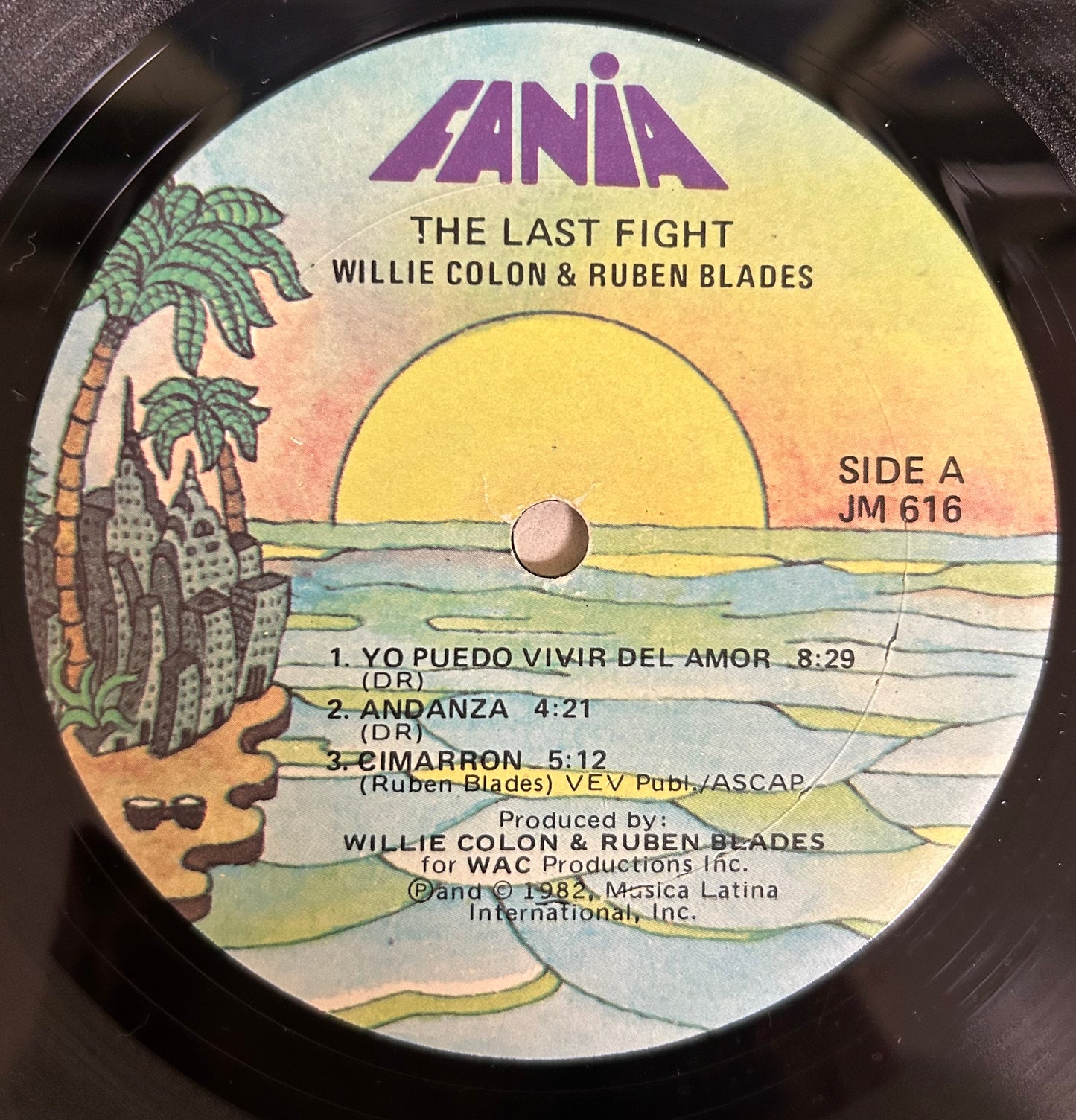 Willie Colon / Ruben Blades - The Last Fight 1st Press 1982 Palm Tree Label