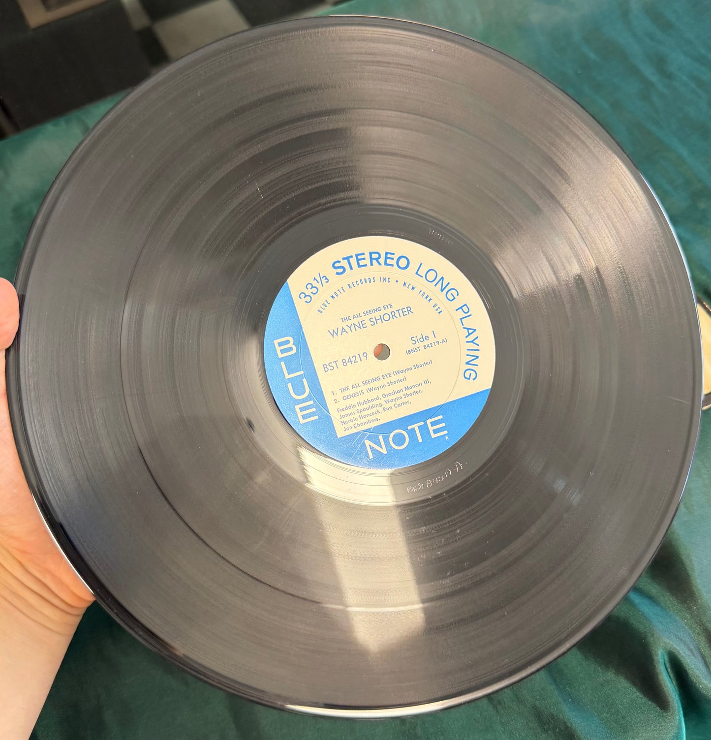 Wayne Shorter - The All Seeing Eye 1st Press 1966 Promo Stamp Stereo Blue Note NY Van Gelder