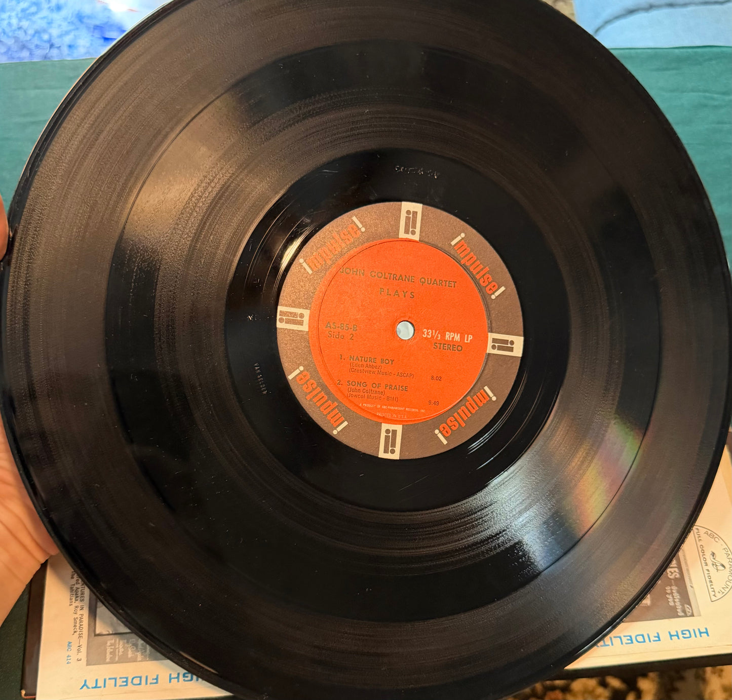 John Coltrane Quartet - Plays Chim Chim Cheree... 1st Stereo Press 1965 Impulse Van Gelder