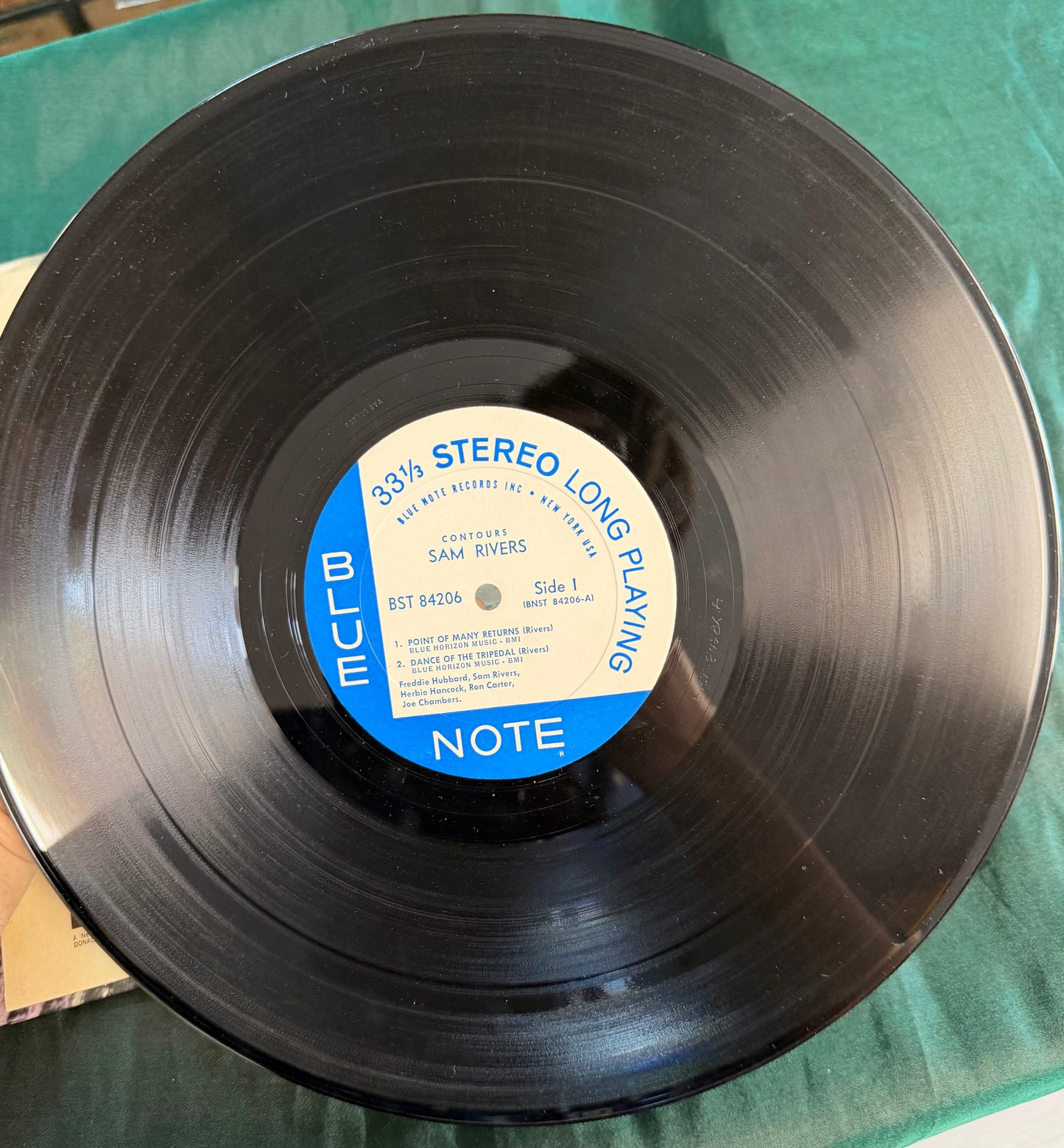 Sam Rivers - Contours 1st Stereo Press 1967 Blue Note NY RVG
