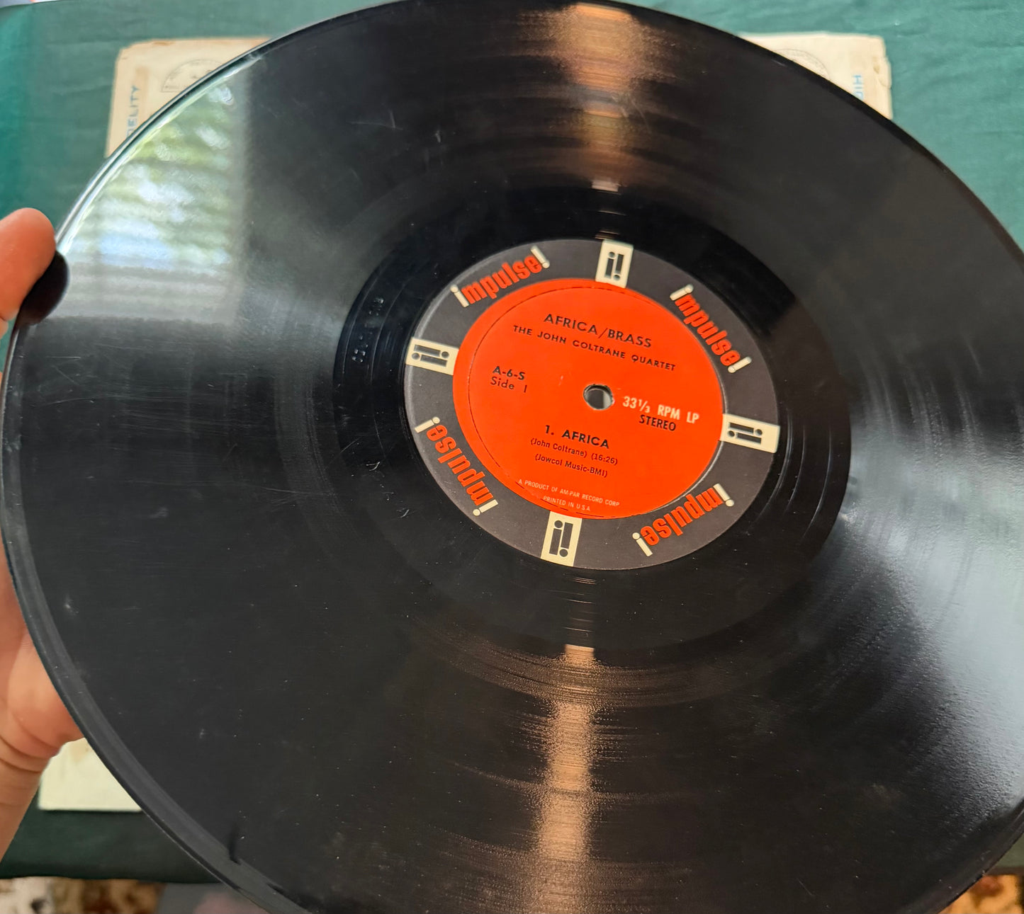 John Coltrane - Africa / Brass 1st Stereo Press 1961 Impulse RVG