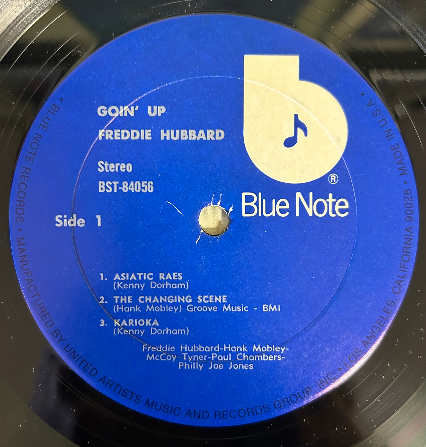 Freddie Hubbard - Goin’ Up 1975 Press White "b" UA Repress