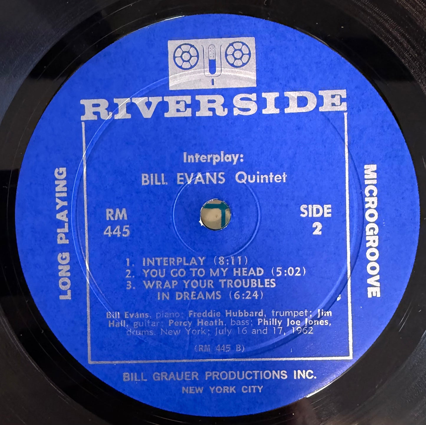 Bill Evans - Interplay 1st Press Mono Riverside 1962