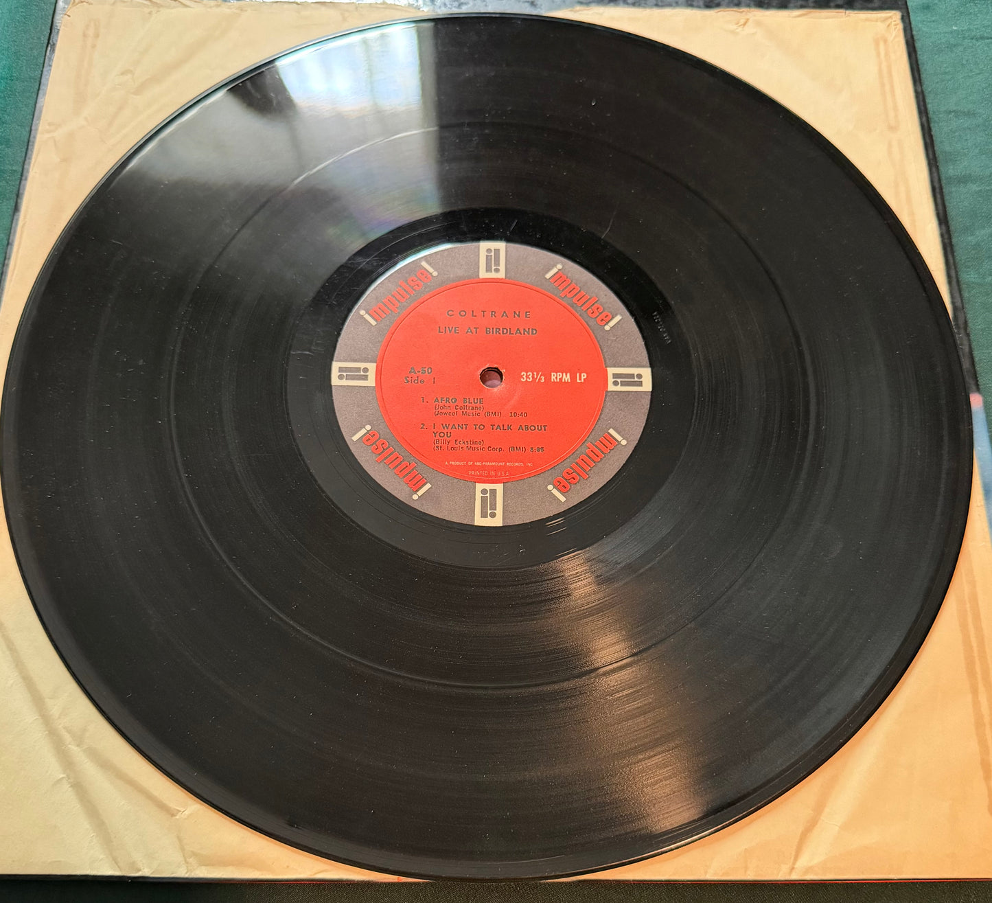 John Coltrane - Live At Birdland 1st Mono Press 1964 Van Gelder Impulse