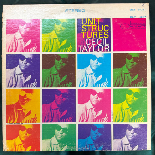 Cecil Taylor - Unit Structures 1st Press 1966 Blue Note NY Label