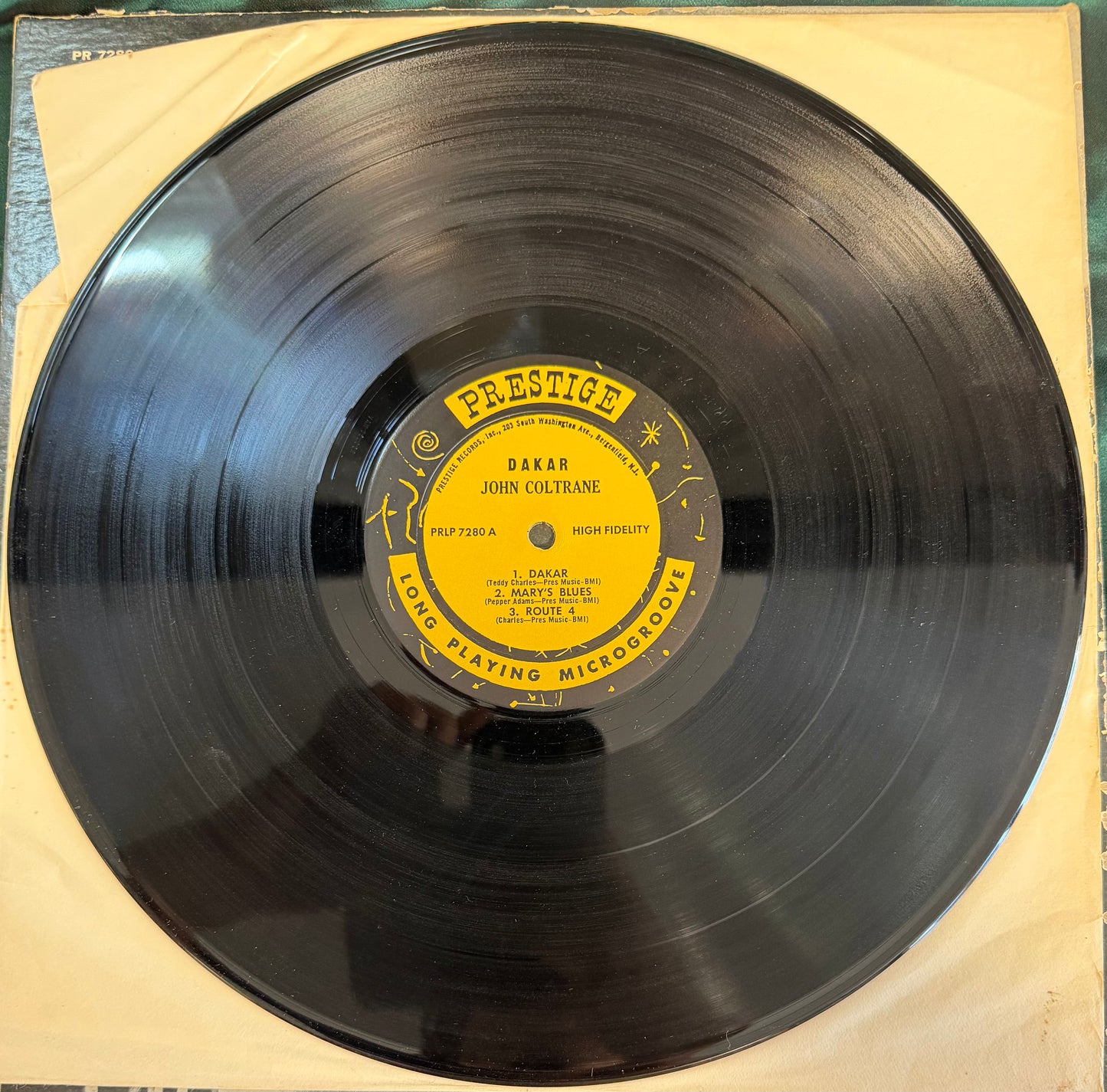 John Coltrane - Dakar 1st Press 1963 Mono Prestige Fireworks RVG