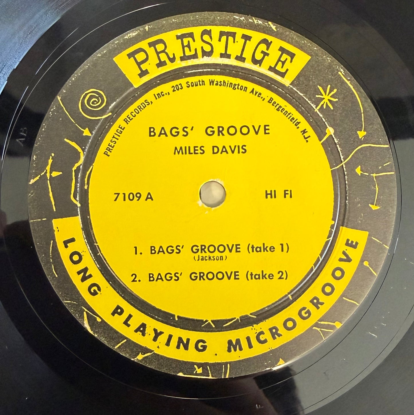 Miles Davis - Bag’s Groove 2nd Press 1958 Prestige Bergenfield Prestige
