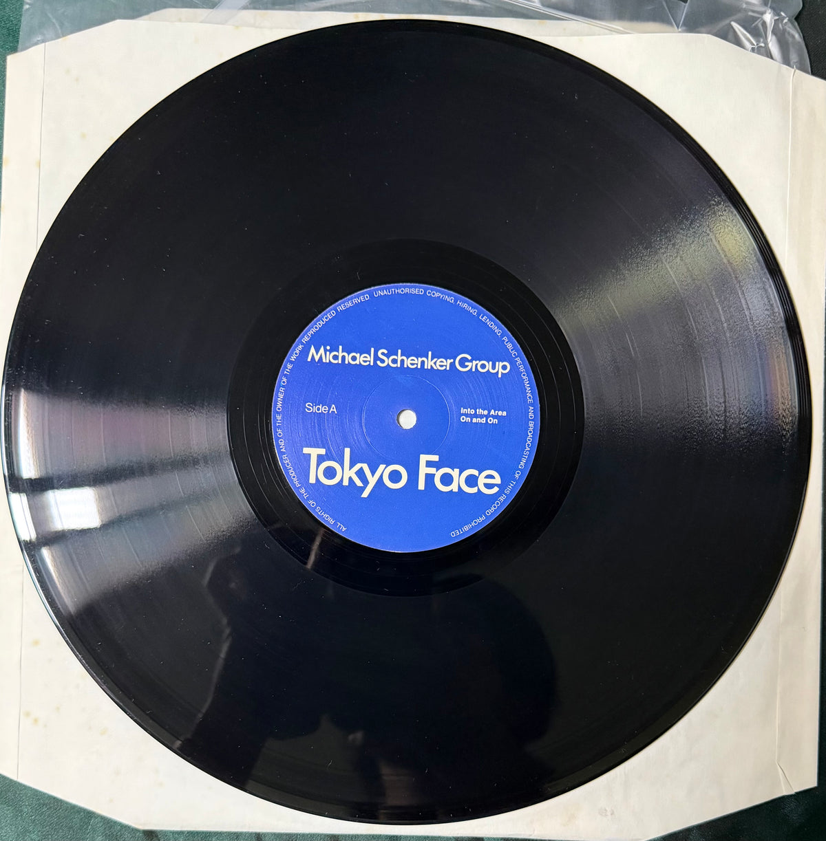 Michael Schenker Group - Tokyo Face 2 LP 1980's Live Unofficial Release