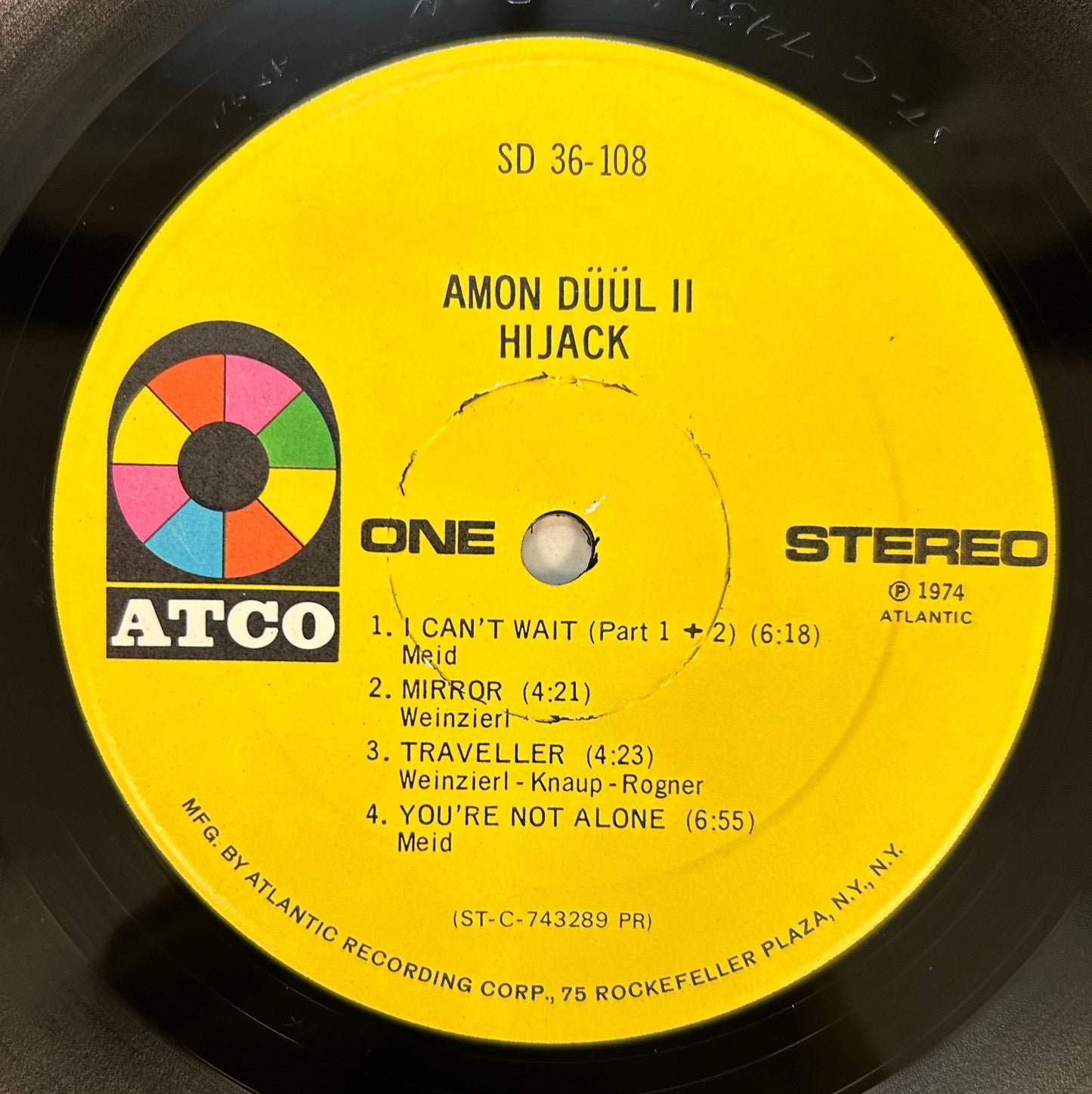 Amon Duul II - Hijack 1st Press US 1974 Krautrock