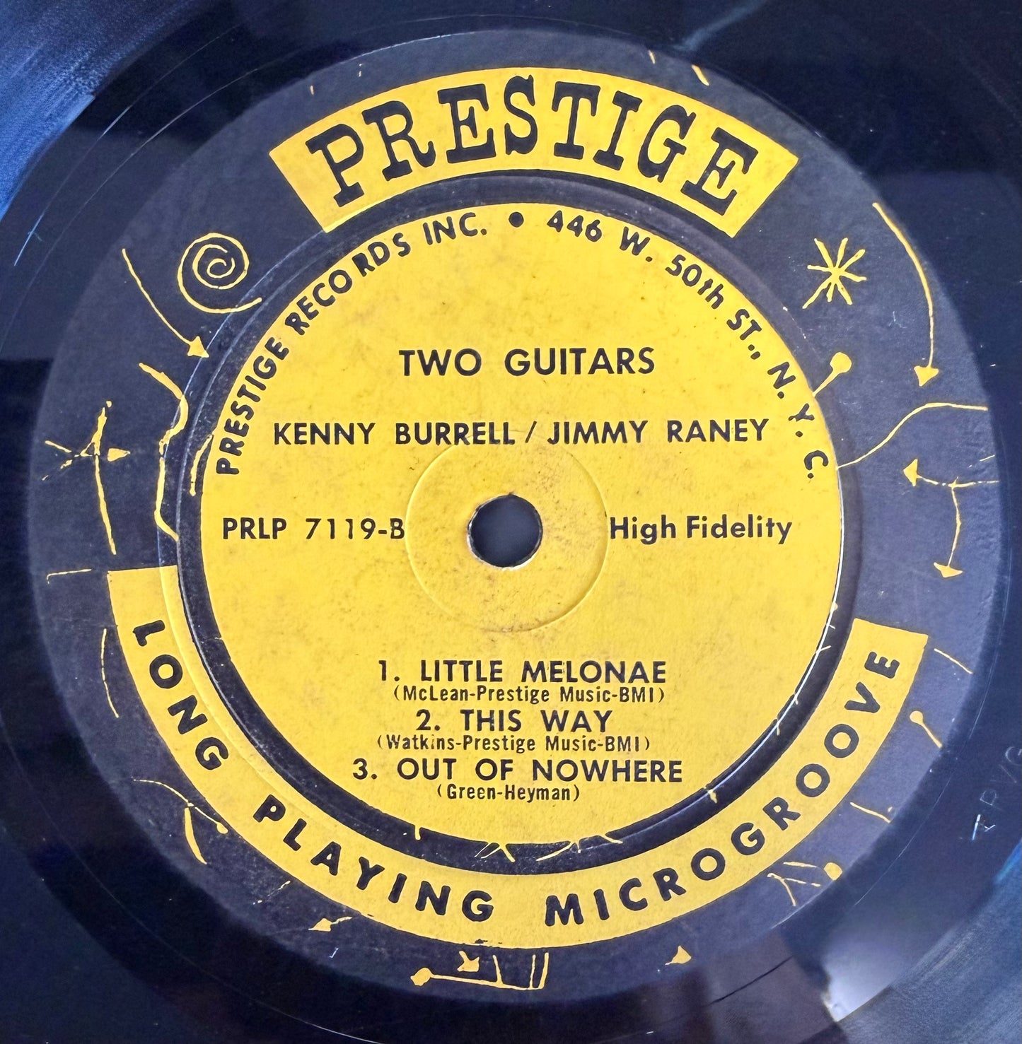 Kenny Burrell / Jimmy Raney - 2 Guitars 1st Mono Press 1957 Prestige Fireworks