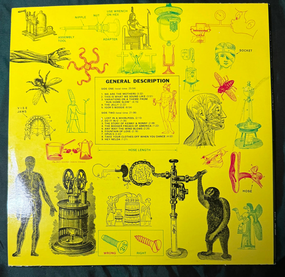 The Mothers Of Invention - We Are The Mothers And This Is What We Sound Like 1980's Bootleg Vinyl