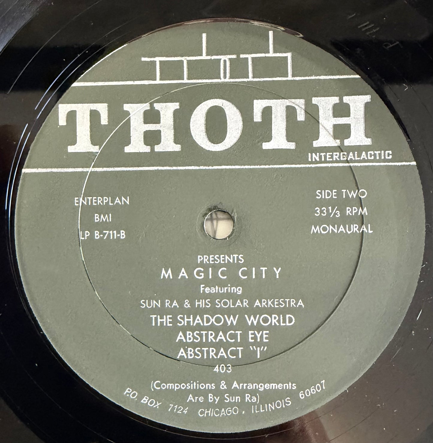 Sun Ra - The Magic City 2nd Press Thoth 1969