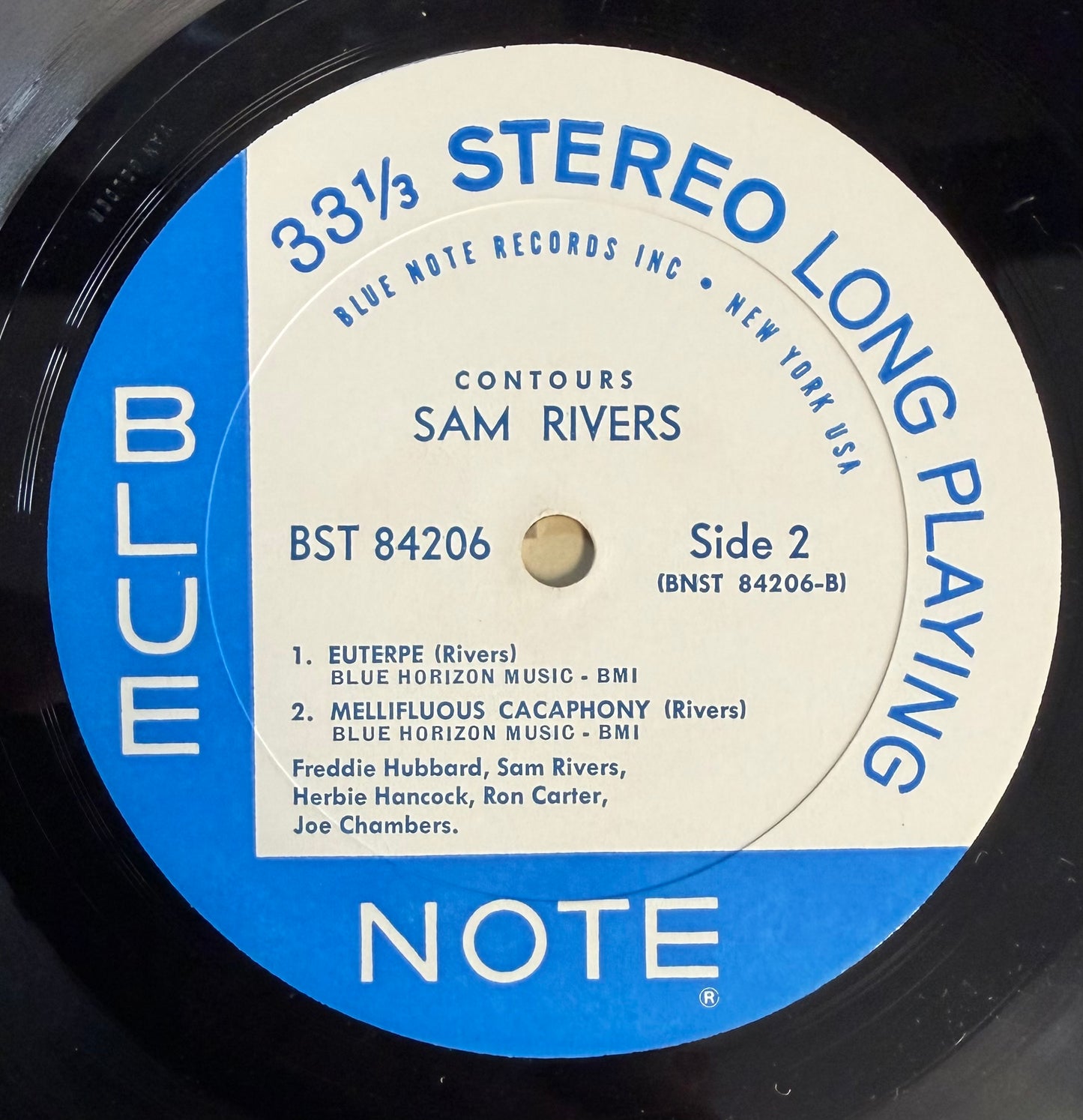 Sam Rivers - Contours 1st Stereo Press 1967 Blue Note NY RVG