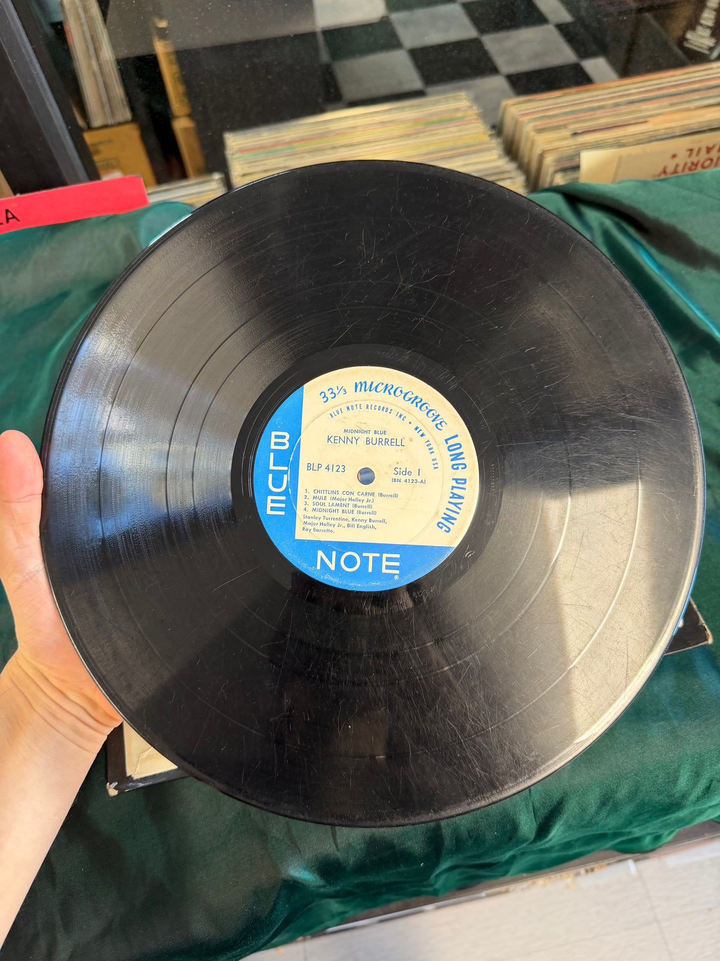 Kenny Burrell - Midnight Blue 1st Press 1963 Blue Note Mono (Starter Copy)