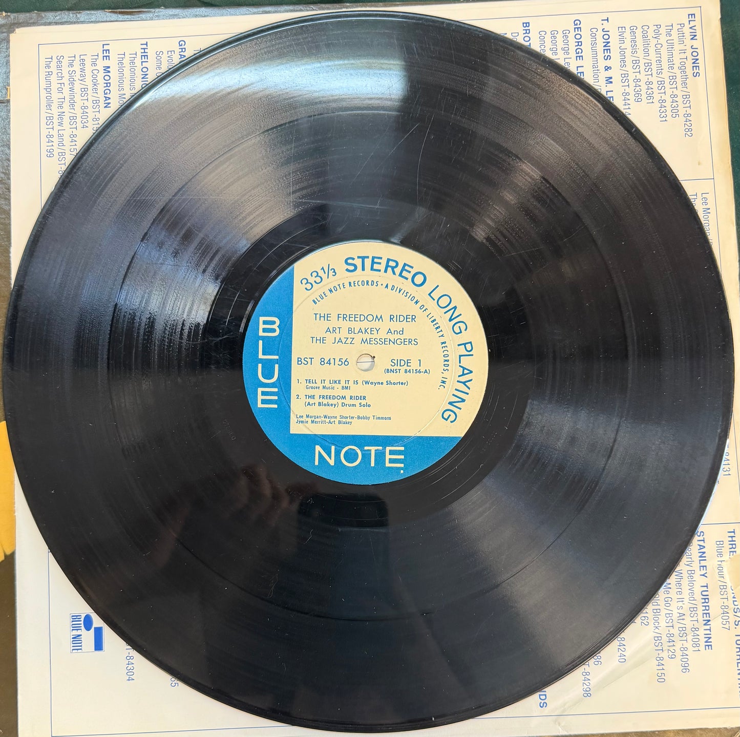 Art Blakey & The Jazz Messengers - Freedom Rider 1967 Liberty Van Gelder Blue Note