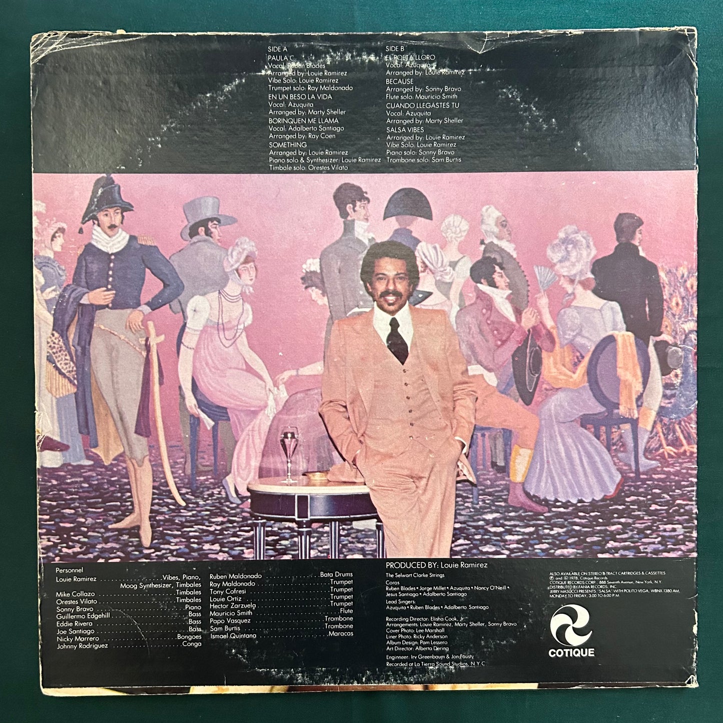 Louie Ramirez y Sus Amigos 1st Press Cotique 1978 Salsa/Latin Jazz