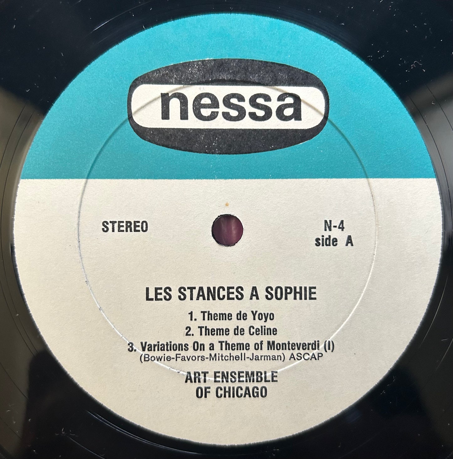 Art Ensemble of Chicago - Les Stances A Sophie 1st US Press Nessa 1971 Free Jazz