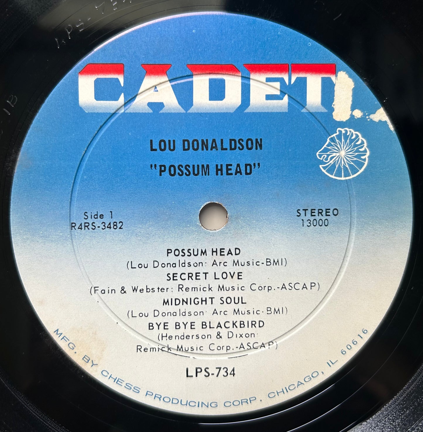 Lou Donaldson - Possum Head 2nd Mono Press 1966 Cadet