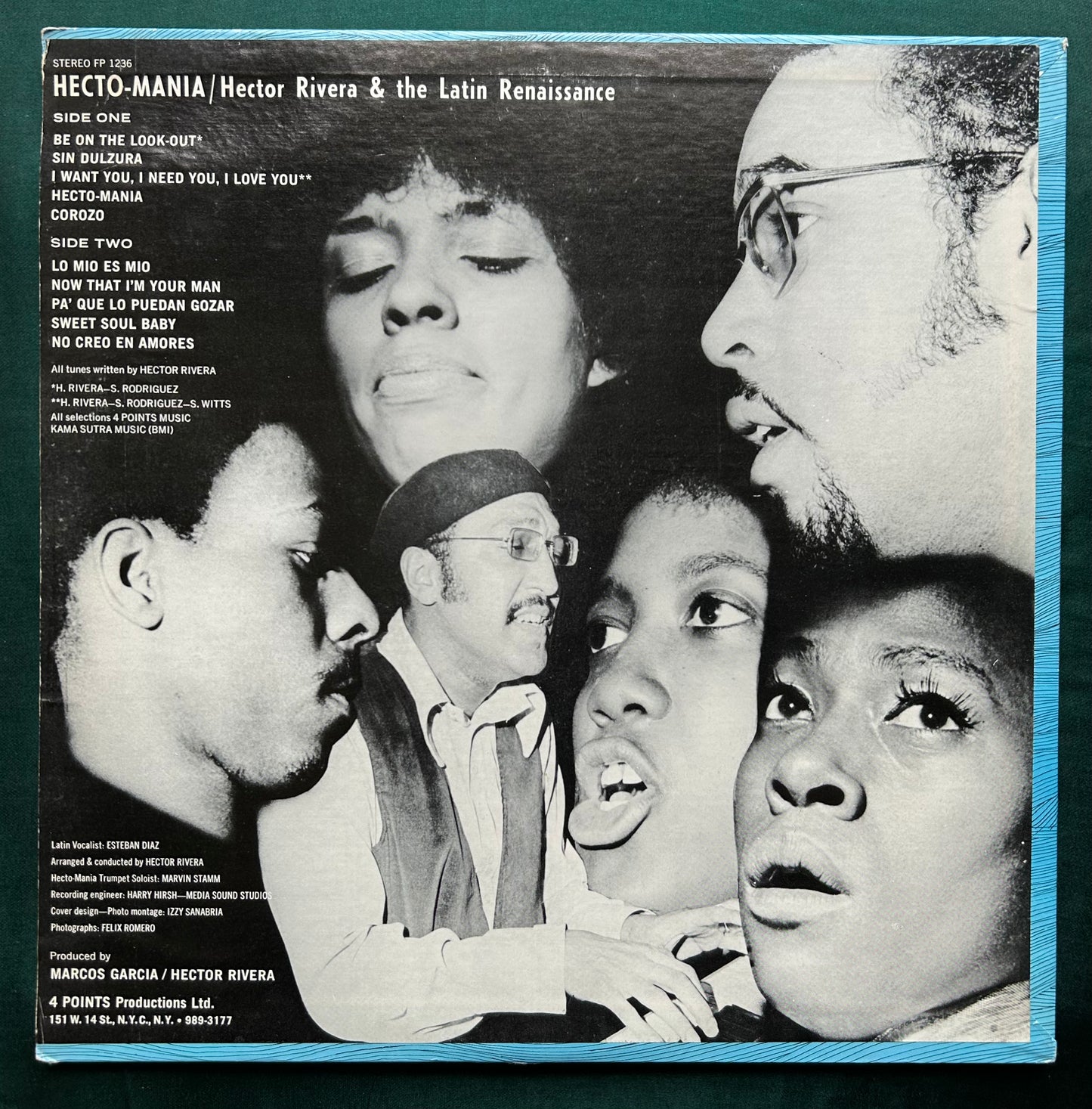 Hector Rivera & The Latin Renaissance - Hecto-Mania 1st Press 4 Points 1970 Latin Soul