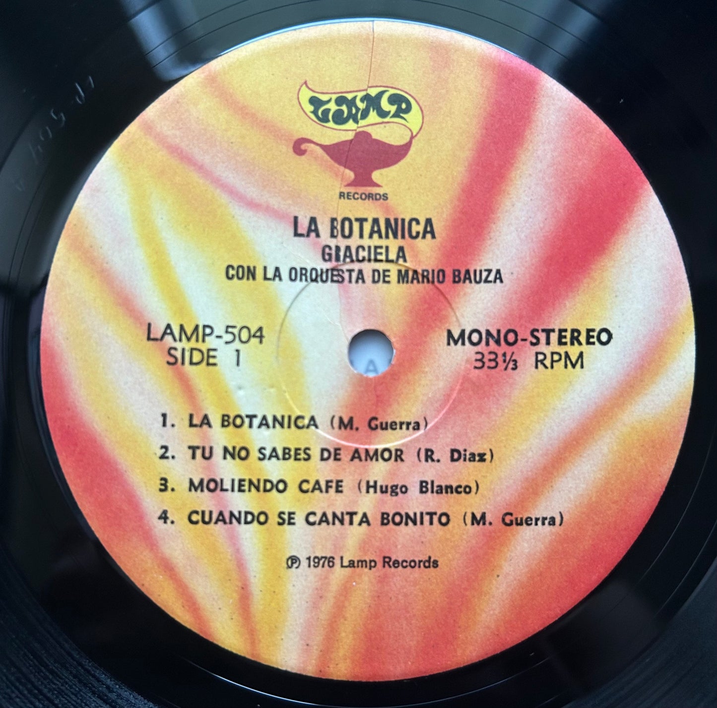 Graciela Y Mario - La Botanica 1st Press Lamp Records 1976 Salsa
