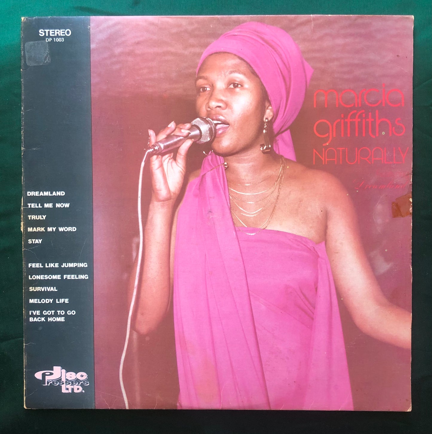 Marcia Griffiths - Naturally 1978 Jamaican press High Note/Disc Pressers