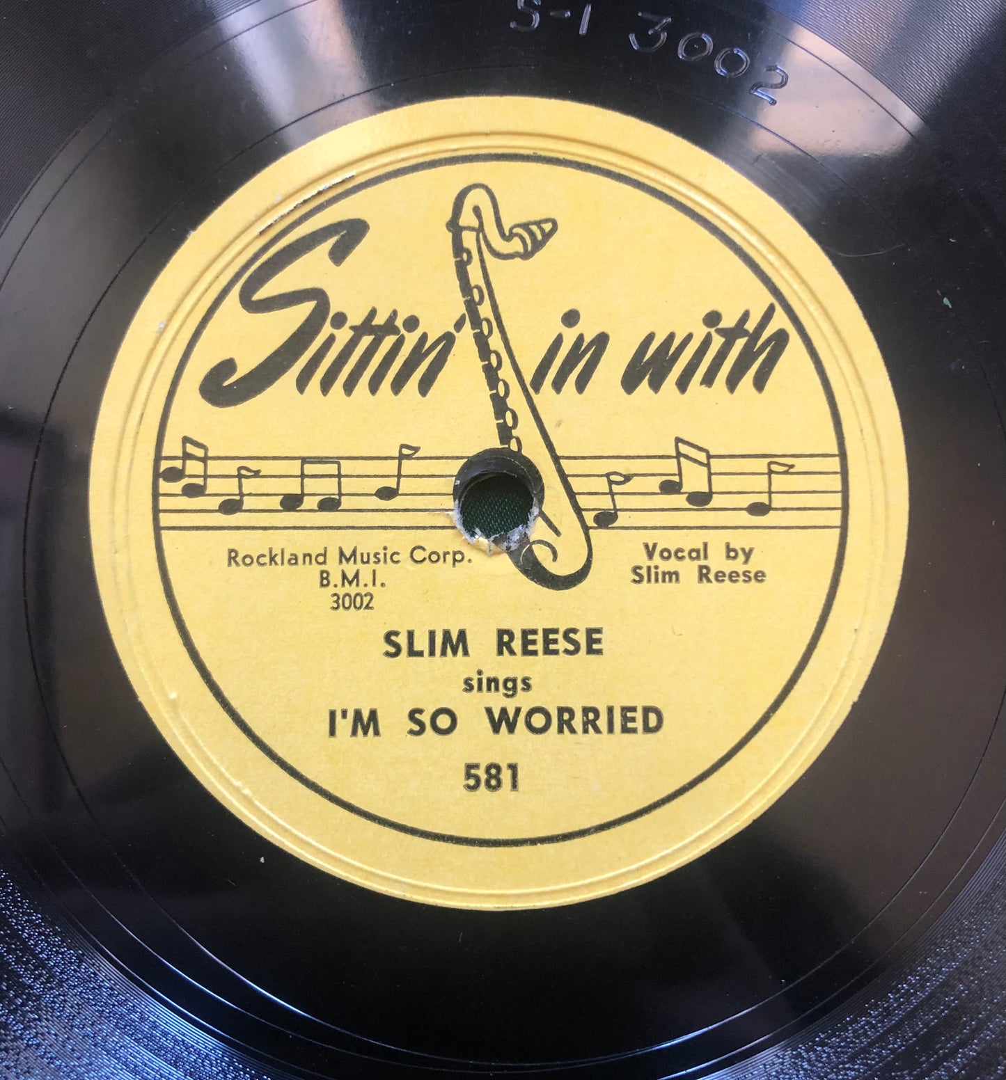 Slim Reese Got The World in a Jug / I'm So Worried 1950 Texas Blues 78