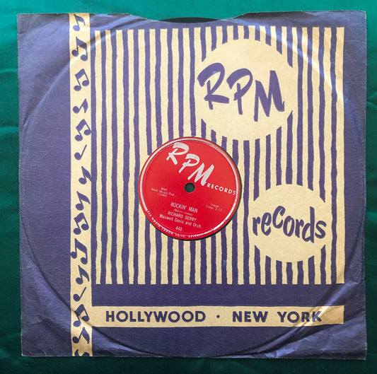 Richard Berry - Rockin' Man / Big John 78 RPM Records 1955 R&B