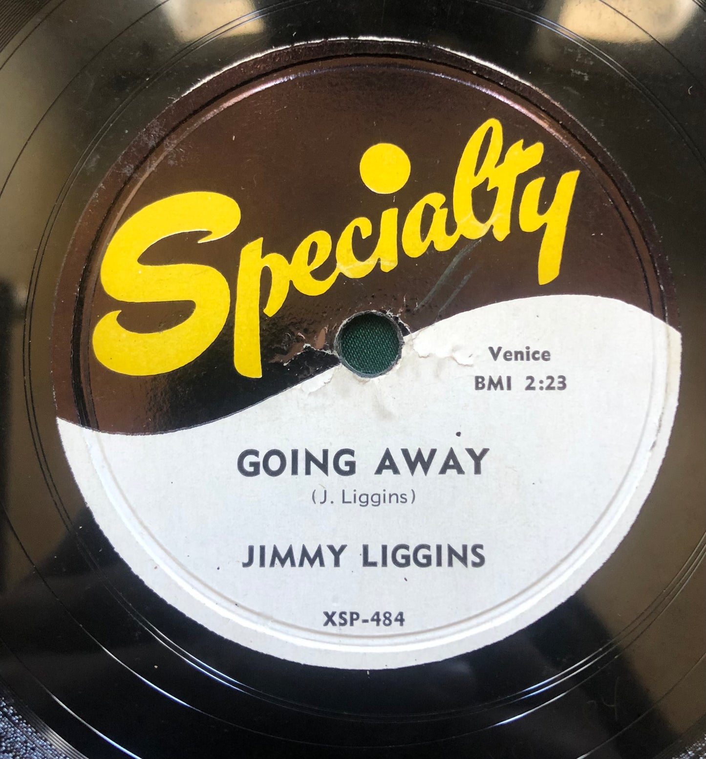 Jimmy Liggins - Come Back Home / Going Away 78 Specialty 1954 R&B