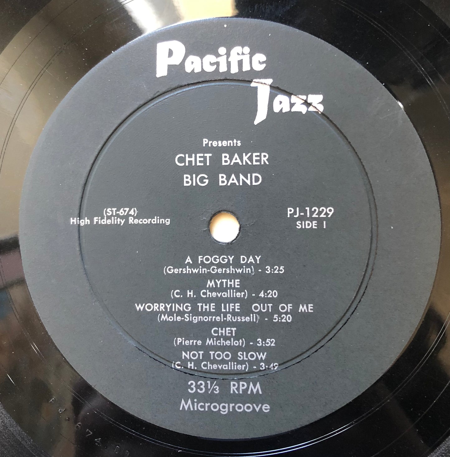 Chet Baker - Big Band 1957 Pacific Jazz