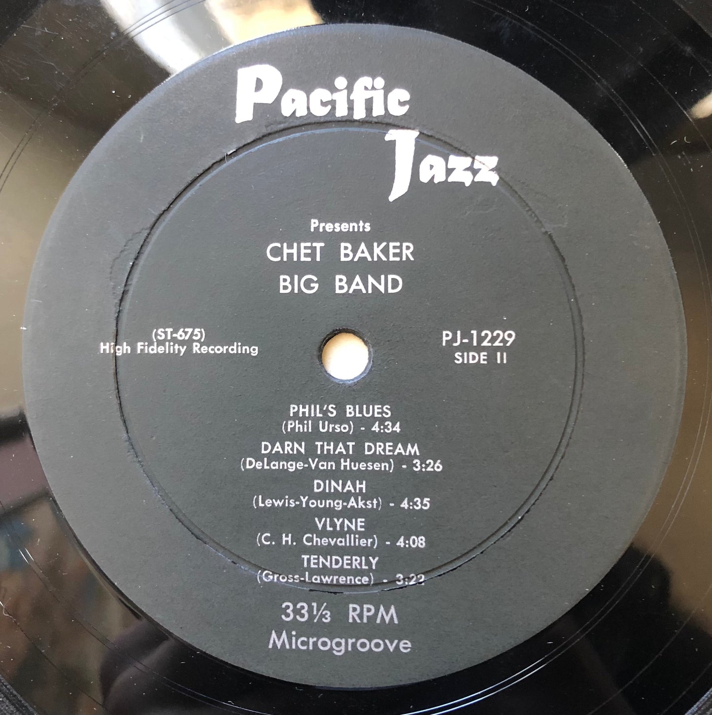 Chet Baker - Big Band 1957 Pacific Jazz
