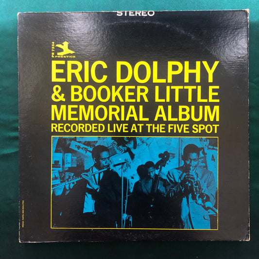 Eric Dolphy & Booker Little - Memorial Album / Five Spot Live 1972 Prestige Repress