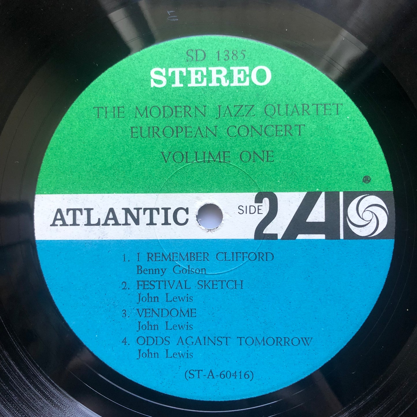 MJQ - European Concert: Volume One 1962 1st Stereo Press