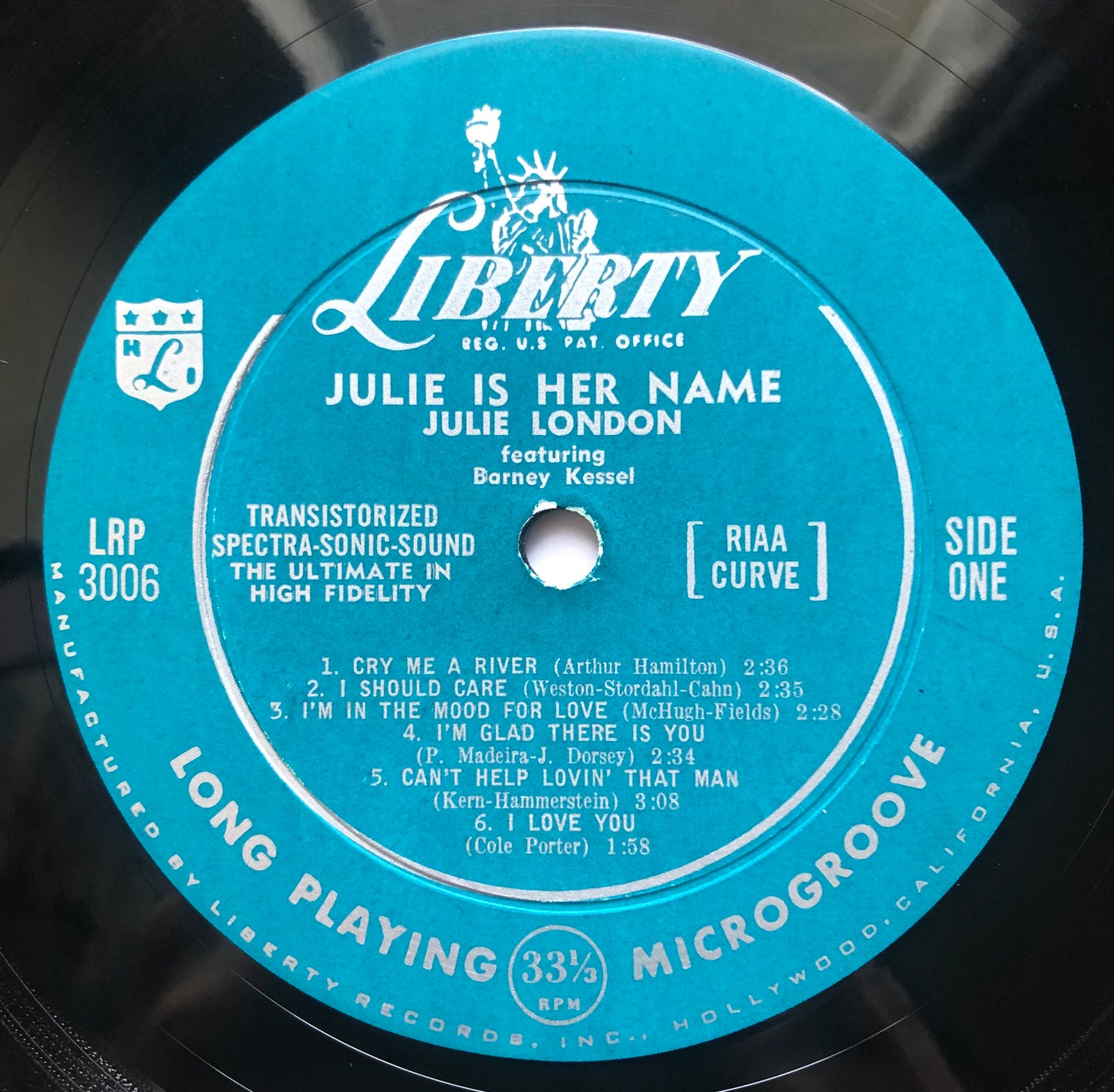 Julie London - Julie Is Her Name 1956 Mono Liberty