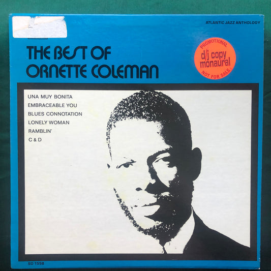 Ornette Coleman - The Best of Ornette Coleman 1970 Rare Mono White Label Promo