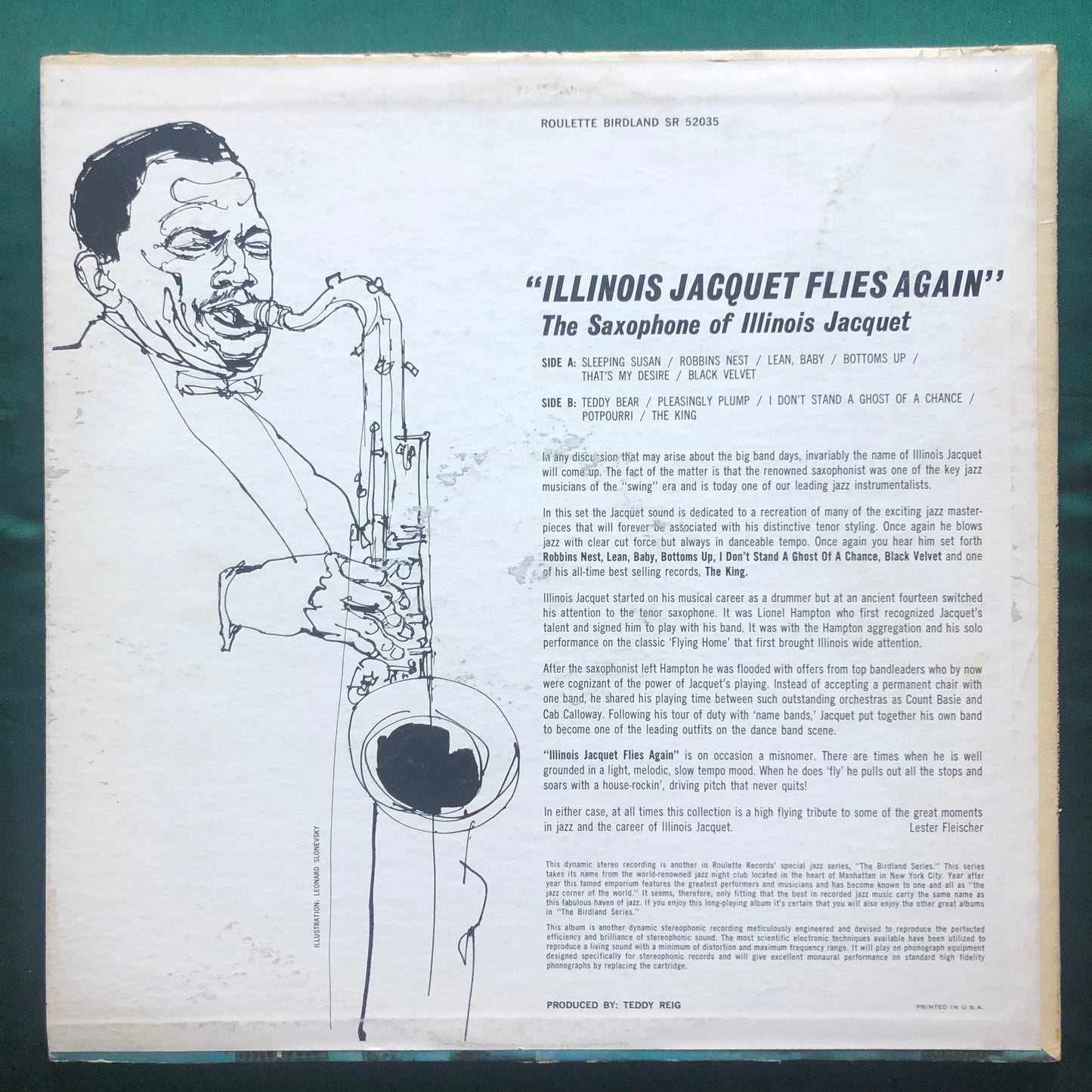 Illinois Jacquet - Flies Again 1959 Roulette Stereo